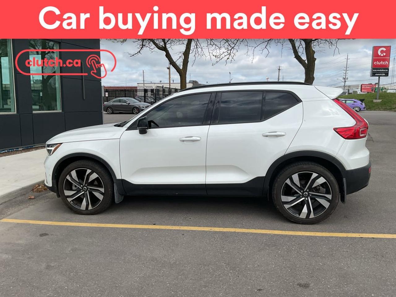 Electric Parking Brake, Brake Assist, Power Tailgate/Hatch and more!<br> <br>Clutch is the largest online used car retailer in Canada, delivering a seamless, hassle-free car-buying experience to drivers everywhere. Shop thousands of used cars online, get the right one delivered to your door, and enjoy peace of mind with our 10-Day Money-Back Guarantee. How sweet is that? To learn more, visit clutch.ca.<br> <br>The top features for this car include:<br> <br>Auto Stop/Start<br>Electric Parking Brake<br>Brake Assist<br>Power Tailgate/Hatch<br>Auto Dimming Rearview Mirror<br>Front Heated Seats<br>Power Lumbar Support<br>Rear Heated Seats<br>Folding Rear Seats<br>Driver Seat Memory System<br>Climate Control<br>Dual Zone Front Climate Control<br>Rear Climate Vents<br>Premium Sound System<br>Speed-Sensitive Volume<br>Touchscreen Display<br>GPS Navigation<br>Cruise Control<br>Adaptive Cruise Control<br>Integrated Garage Door Opener<br>12V Outlet<br>Hands Free Device Connectivity<br>Apple CarPlay<br>Wireless Charging<br>USB Input<br>Keyless Entry<br>Push Button Start<br>Passive Keyless Entry<br>Front View Camera<br>Power Folding Exterior Mirrors<br>Lane Departure Warning<br>Active Lane Keep Assistance<br>Blindspot Sensors<br>Forward Collision Mitigation<br>Rear Collision Warning<br>Rear Collision Mitigation<br>Rear Cross Traffic Alert<br>Pedestrian Detection<br>Driver Attention Alert<br>Traffic Sign Recognition<br>Heated Steering Wheel<br>One-Touch Windows<br>Rain Sensing Wipers<br>Rear Window Defroster<br>Panoramic Sunroof<br>Hill Assistance<br>Automatic High Beams<br>Rear View Camera<br>Parking Sensors<br>Rear Parking Sensors<br>Power Driver Seat<br>Power Passenger Seat<br>360 Camera<br>Ambient Lighting<br>App Remote Start<br> <br>Seamless home delivery - Delivery to your door in a matter of days. Available on select packages.<br> <br>Try it out for 10 days - If you do not like it, we will take it back. <br> <br>Quality assured - All cars go through our rigorous 210-point inspection and reconditioning process.<br> <br>Peace of mind - Warranty and protection plans available.<br> <br>Haggle-free - No haggling or hard sells.<br> <br>100% Transparency - Full inspection reports on every car, including high-res photography and a free Carfax report.<br> <br>Listed price is for cash purchase only and does not include taxes, Shipping Fees (if applicable), Delivery Fees (if applicable), government licensing fees.<br> <br>Previous Provincial Registrations:<br>Ontario<br> <br>Stock # 104673