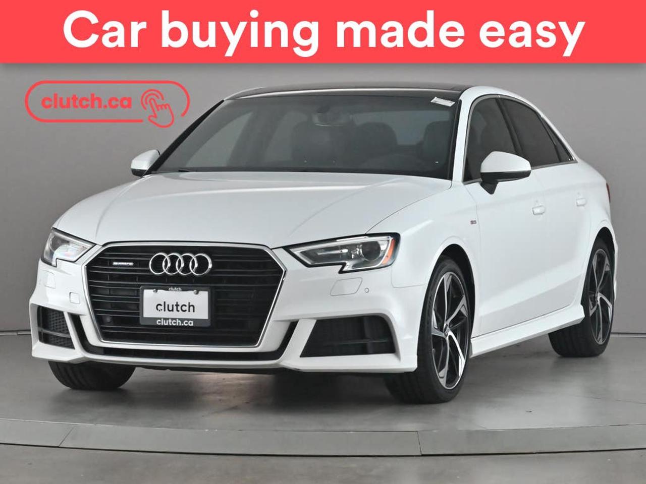 Electric Parking Brake, Brake Assist, Auto Dimming Rearview Mirror and more!<br> <br>Clutch is the largest online used car retailer in Canada, delivering a seamless, hassle-free car-buying experience to drivers everywhere. Shop thousands of used cars online, get the right one delivered to your door, and enjoy peace of mind with our 10-Day Money-Back Guarantee. How sweet is that? To learn more, visit clutch.ca.<br> <br>The top features for this car include:<br> <br>Auto Stop/Start<br>Electric Parking Brake<br>Brake Assist<br>Auto Dimming Rearview Mirror<br>Front Heated Seats<br>Power Lumbar Support<br>Folding Rear Seats<br>Climate Control<br>Dual Zone Front Climate Control<br>Rear Climate Vents<br>Speed-Sensitive Volume<br>Bluetooth Music<br>Cruise Control<br>12V Outlet<br>Hands Free Device Connectivity<br>Apple CarPlay<br>Android Auto<br>USB Input<br>Keyless Entry<br>Forward Collision Mitigation<br>One-Touch Windows<br>Rain Sensing Wipers<br>Rear Window Defroster<br>Sunroof<br>Hill Assistance<br>Rear View Camera<br>Power Driver Seat<br>Power Passenger Seat<br>Push Button Start<br> <br>Seamless home delivery - Delivery to your door in a matter of days. Available on select packages.<br> <br>Try it out for 10 days - If you do not like it, we will take it back. <br> <br>Quality assured - All cars go through our rigorous 210-point inspection and reconditioning process.<br> <br>Peace of mind - Warranty and protection plans available.<br> <br>Haggle-free - No haggling or hard sells.<br> <br>100% Transparency - Full inspection reports on every car, including high-res photography and a free Carfax report.<br> <br>Listed price is for cash purchase only and does not include taxes, Shipping Fees (if applicable), Delivery Fees (if applicable), government licensing fees.<br> <br>Previous Provincial Registrations:<br>Ontario<br> <br>Stock # 104724