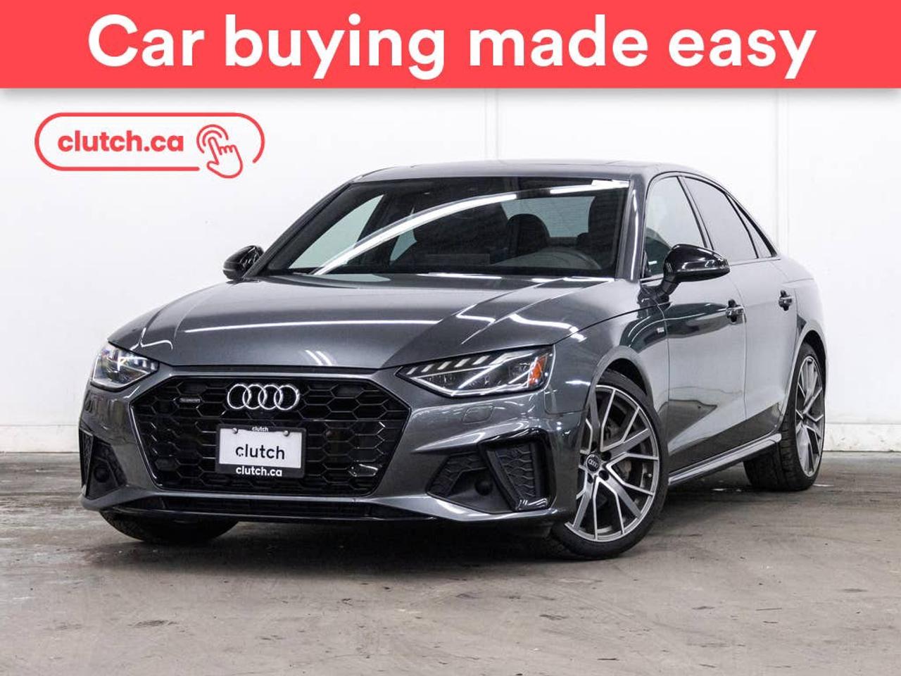 Electric Parking Brake, Brake Assist, Cornering Lights and more!<br> <br>Clutch is the largest online used car retailer in Canada, delivering a seamless, hassle-free car-buying experience to drivers everywhere. Shop thousands of used cars online, get the right one delivered to your door, and enjoy peace of mind with our 10-Day Money-Back Guarantee. How sweet is that? To learn more, visit clutch.ca.<br> <br>The top features for this car include:<br> <br>Auto Stop/Start<br>Electric Parking Brake<br>Brake Assist<br>Cornering Lights<br>Auto Dimming Rearview Mirror<br>Front Heated Seats<br>Power Lumbar Support<br>Folding Rear Seats<br>Driver Seat Memory System<br>Climate Control<br>Dual Zone Front Climate Control<br>Rear Climate Control<br>Rear Climate Vents<br>Premium Sound System<br>Speed-Sensitive Volume<br>Bluetooth Music<br>Touchscreen Display<br>GPS Navigation<br>Cruise Control<br>Adaptive Cruise Control<br>Integrated Garage Door Opener<br>12V Outlet<br>Hands Free Device Connectivity<br>Wireless Charging<br>USB Input<br>Keyless Entry<br>Push Button Start<br>Passive Keyless Entry<br>Front View Camera<br>Power Folding Exterior Mirrors<br>Blindspot Sensors<br>Forward Collision Mitigation<br>Rear Collision Warning<br>Rear Collision Mitigation<br>Rear Cross Traffic Alert<br>Pedestrian Detection<br>Heated Steering Wheel<br>One-Touch Windows<br>Rain Sensing Wipers<br>Rear Window Defroster<br>Sunroof<br>Hill Assistance<br>Automatic High Beams<br>Rear View Camera<br>Parking Sensors<br>Rear Parking Sensors<br>Power Driver Seat<br>360 Camera<br>Ambient Lighting<br>Active Lane Keep Assistance<br>Power Passenger Seat<br> <br>Seamless home delivery - Delivery to your door in a matter of days. Available on select packages.<br> <br>Try it out for 10 days - If you do not like it, we will take it back. <br> <br>Quality assured - All cars go through our rigorous 210-point inspection and reconditioning process.<br> <br>Peace of mind - Warranty and protection plans available.<br> <br>Haggle-free - No haggling or hard sells.<br> <br>100% Transparency - Full inspection reports on every car, including high-res photography and a free Carfax report.<br> <br>Listed price is for cash purchase only and does not include taxes, Shipping Fees (if applicable), Delivery Fees (if applicable), government licensing fees.<br> <br>Previous Provincial Registrations:<br>Ontario<br> <br>Stock # 104826