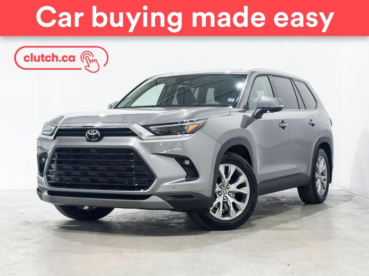Electric Parking Brake, Brake Assist, Power Tailgate/Hatch and more!<br> <br>Clutch is the largest online used car retailer in Canada, delivering a seamless, hassle-free car-buying experience to drivers everywhere. Shop thousands of used cars online, get the right one delivered to your door, and enjoy peace of mind with our 10-Day Money-Back Guarantee. How sweet is that? To learn more, visit clutch.ca.<br> <br>The top features for this car include:<br> <br>Auto Stop/Start<br>Electric Parking Brake<br>Brake Assist<br>Power Tailgate/Hatch<br>Auto Dimming Rearview Mirror<br>Front Heated Seats<br>Ventilated Front Seats<br>Power Lumbar Support<br>Folding Rear Seats<br>Rear Heated Seats<br>Manual Fold-Into-Floor Third Row Seat<br>Synthetic Leather Seats<br>Driver Seat Memory System<br>Climate Control<br>Dual Zone Front Climate Control<br>Rear Climate Control<br>Premium Sound System<br>Speed-Sensitive Volume<br>Bluetooth Music<br>Touchscreen Display<br>GPS Navigation<br>Cruise Control<br>Adaptive Cruise Control<br>Integrated Garage Door Opener<br>12V Outlet<br>Hands Free Device Connectivity<br>Apple CarPlay<br>Android Auto<br>Wireless Charging<br>USB Input<br>Keyless Entry<br>Push Button Start<br>Passive Keyless Entry<br>Front View Camera<br>Power Folding Exterior Mirrors<br>Rear Seat Reminder<br>Lane Departure Warning<br>Active Lane Keep Assistance<br>Blindspot Sensors<br>Forward Collision Mitigation<br>Rear Collision Warning<br>Rear Collision Mitigation<br>Rear Cross Traffic Alert<br>Pedestrian Detection<br>Driver Attention Alert<br>Traffic Sign Recognition<br>Heated Steering Wheel<br>One-Touch Windows<br>Rain Sensing Wipers<br>Rear Window Defroster<br>Panoramic Sunroof<br>Hill Assistance<br>Automatic High Beams<br>Rear View Camera<br>Parking Sensors<br>Rear Parking Sensors<br>Power Driver Seat<br>Power Passenger Seat<br>360 Camera<br>Digital Key<br>App Remote Start<br> <br>Seamless home delivery - Delivery to your door in a matter of days. Available on select packages.<br> <br>Try it out for 10 days - If you do not like it, we will take it back. <br> <br>Quality assured - All cars go through our rigorous 210-point inspection and reconditioning process.<br> <br>Peace of mind - Warranty and protection plans available.<br> <br>Haggle-free - No haggling or hard sells.<br> <br>100% Transparency - Full inspection reports on every car, including high-res photography and a free Carfax report.<br> <br>Listed price is for cash purchase only and does not include taxes, Shipping Fees (if applicable), Delivery Fees (if applicable), government licensing fees.<br> <br>Previous Provincial Registrations:<br>Nova Scotia<br> <br>Stock # 104847