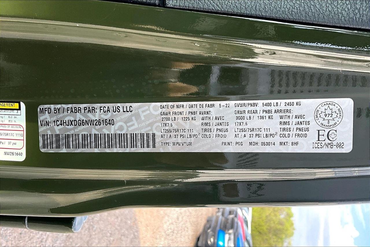 2022 Jeep Wrangler Willys 4Dr 6Spd Manual | Alpine NAV | 4X4 Photo