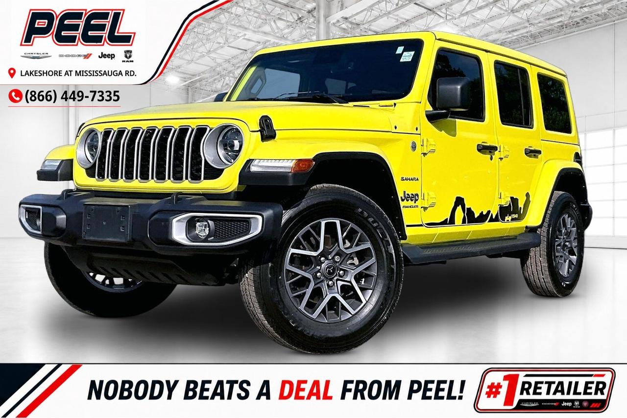 Used 2024 Jeep Wrangler Sahara | Skytop | Leather | Alpine | NAV | 4X4 for sale in Mississauga, ON