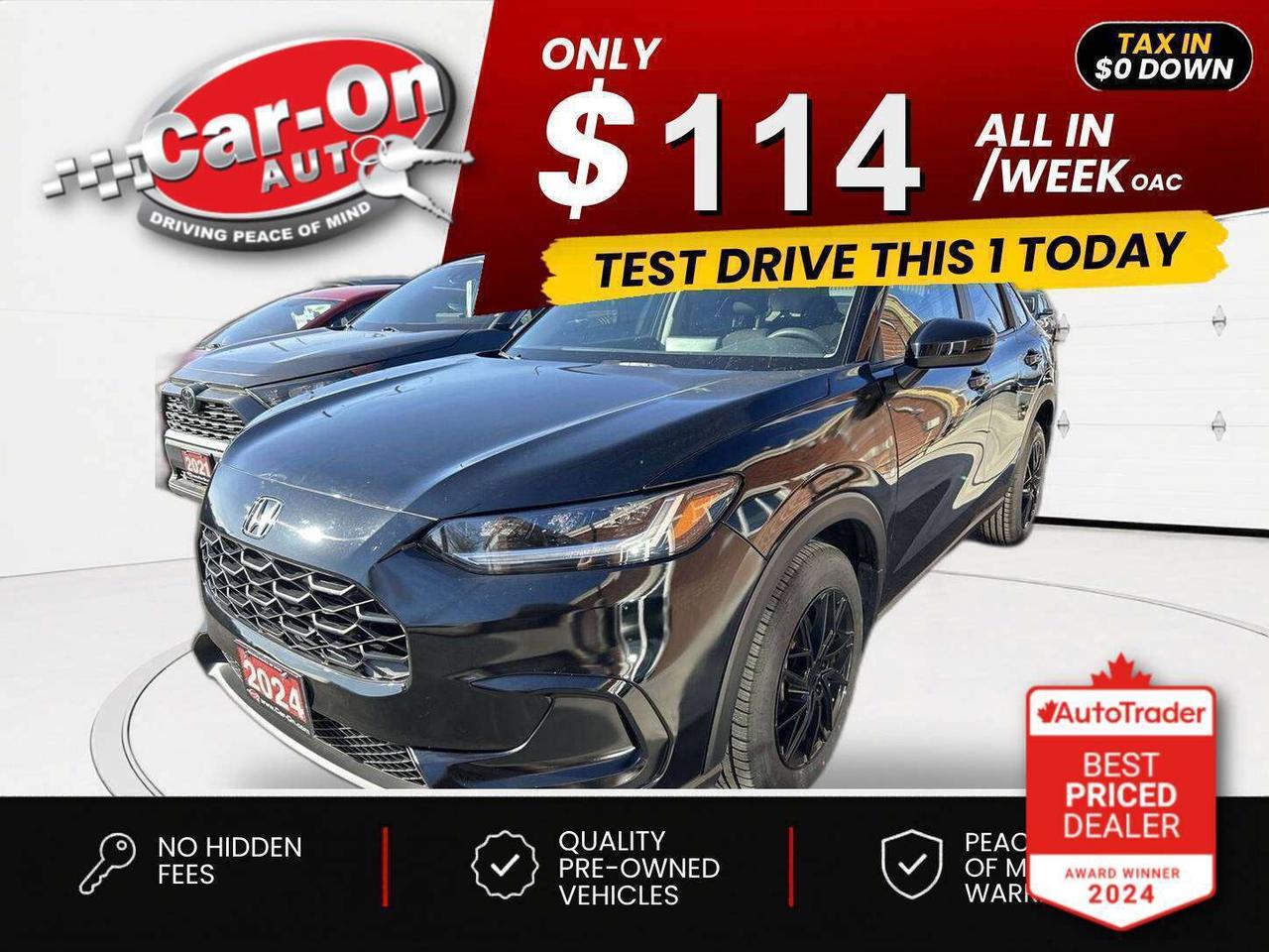 2024 Honda HR-V $0 DOWN $114/WEEK ALL IN