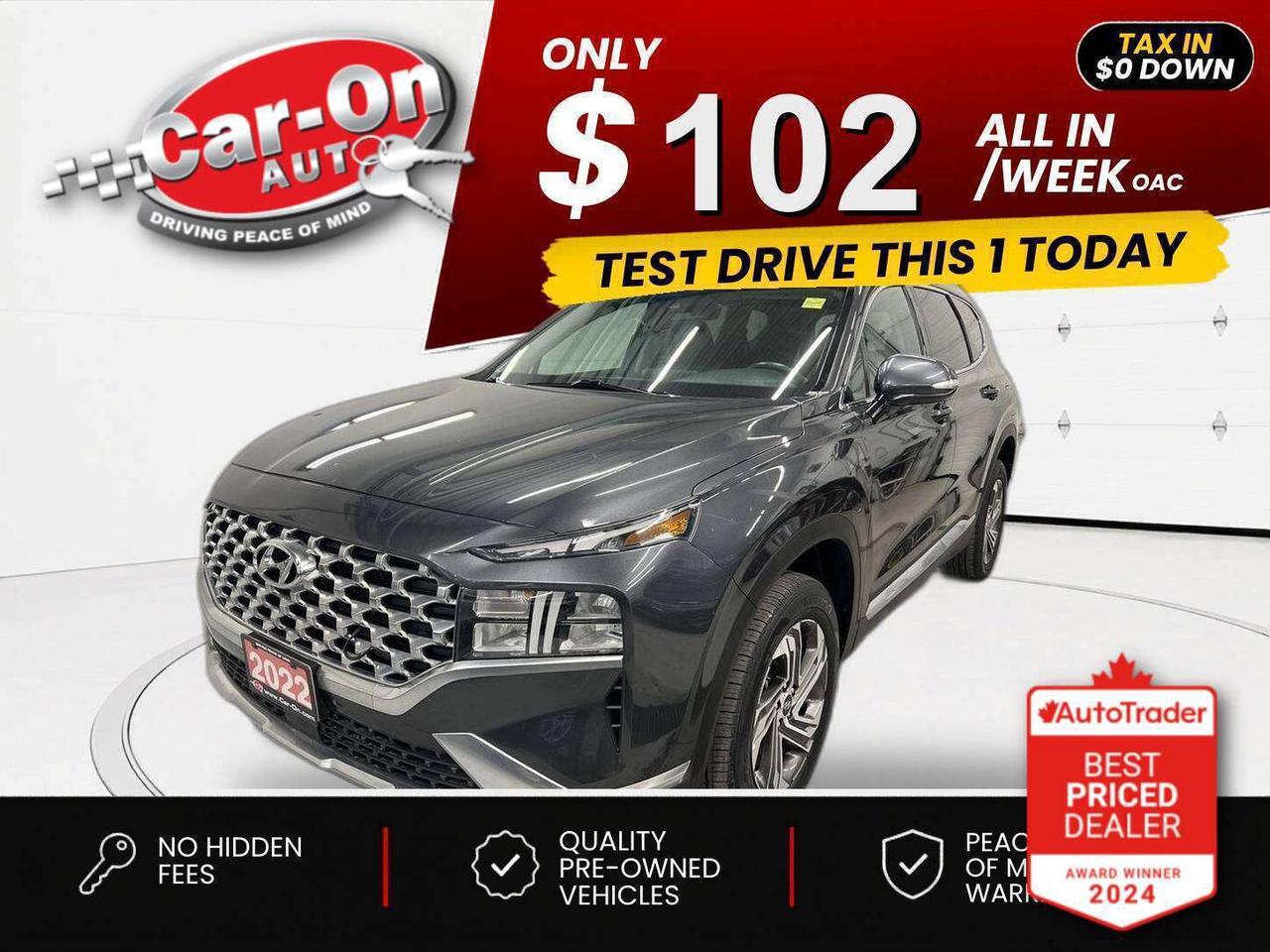 2022 Hyundai Santa Fe $0 DOWN $98/WEEK ALL IN Photo0