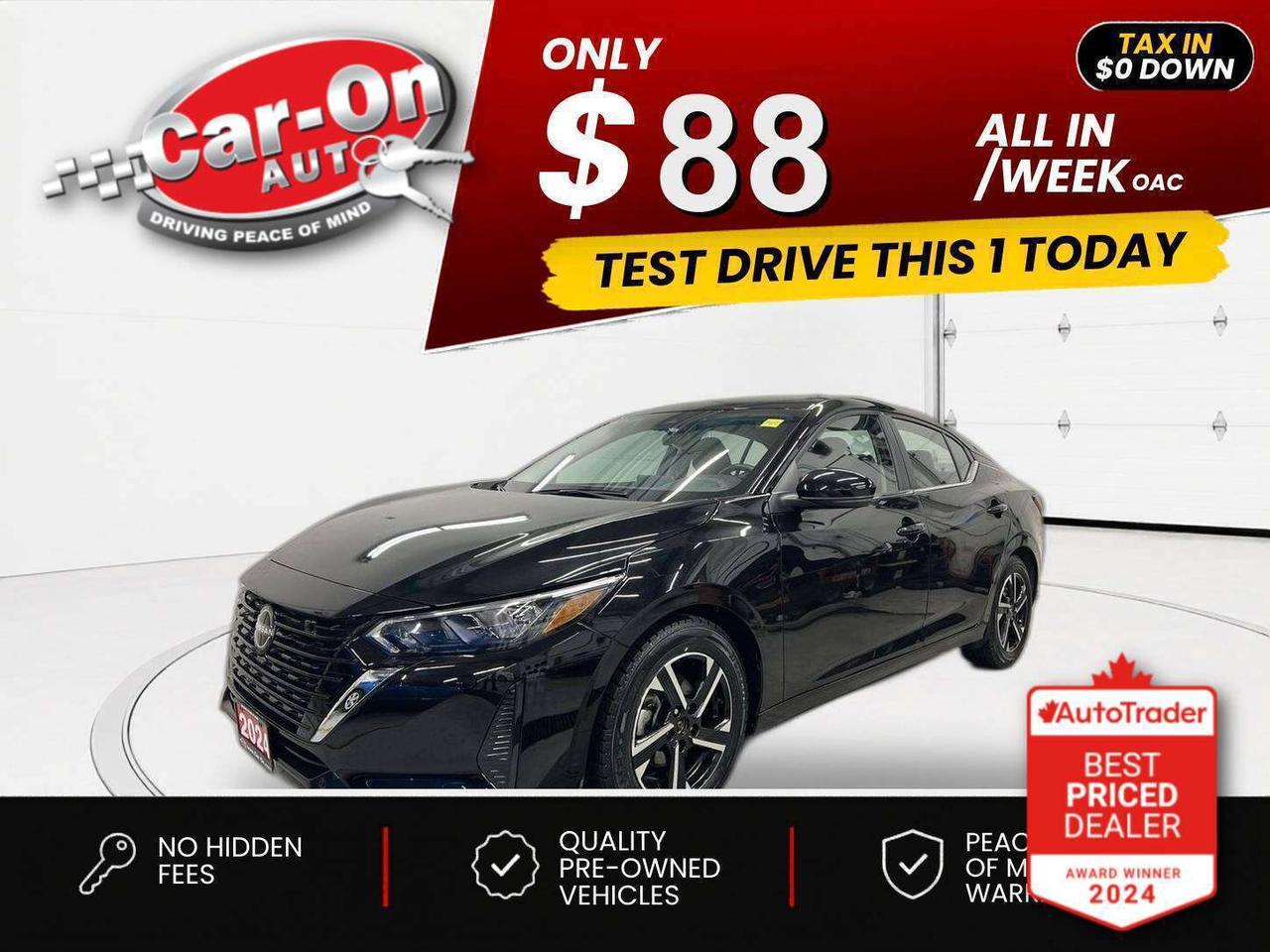 $0 DOWN $88/WEEK ALL IN INCLUDING ONTARIO TAXES O.A.C* ONLY 16,000KMS!! SV w/ Heated seats, Android Auto/ Apple CarPlay, remote start, 16-inch alloys, adaptive cruise control, blind spot monitor, rear cross-traffic alert, pre-collision system, lane departure warning, backup camera, automatic climate control, keyless entry w/ push start, power locks, power mirrors, power windows, automatic headlights, Bluetooth and Sirius XM!!!