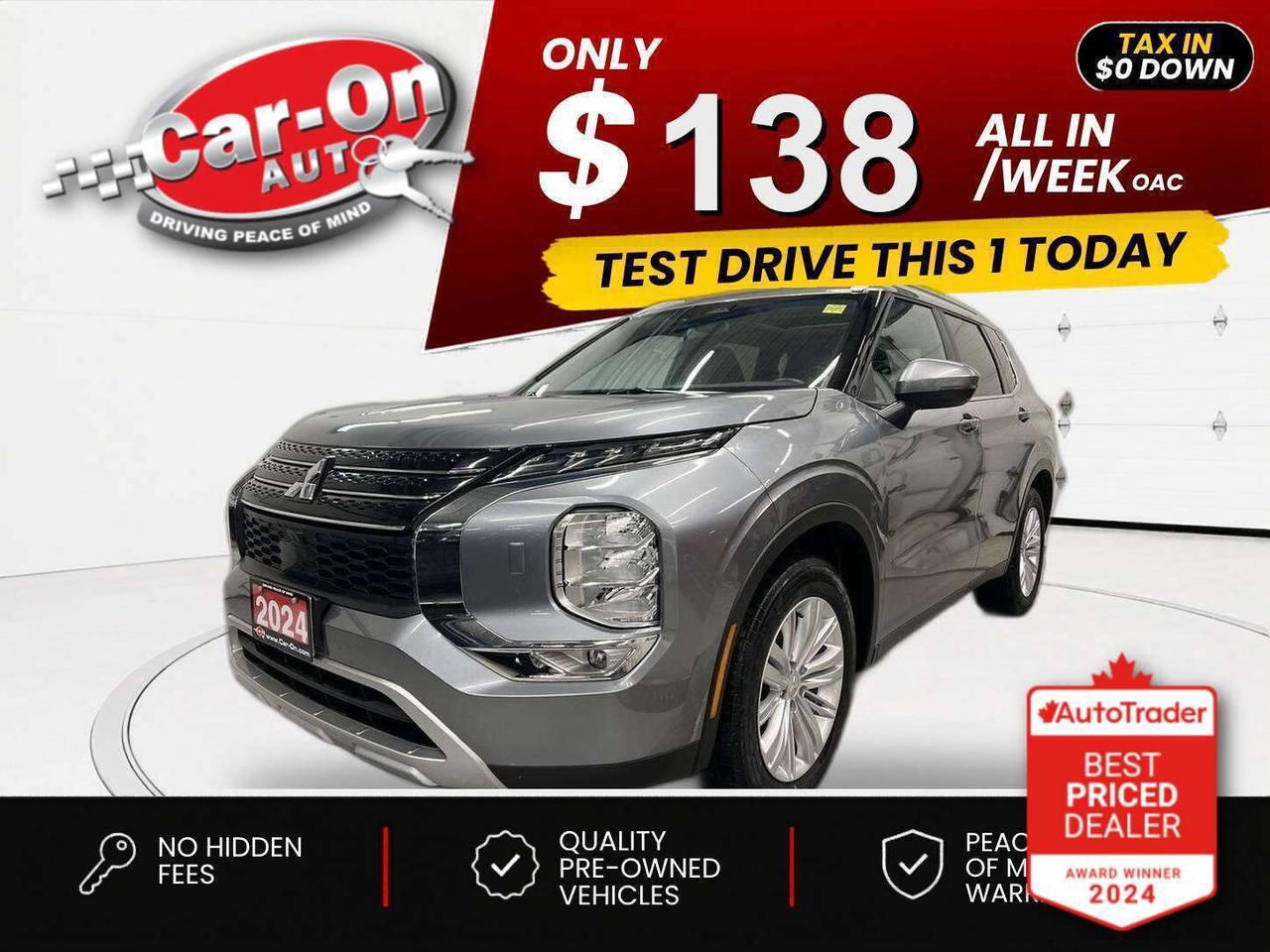 $0 DOWN $138/WEEK ALL IN INCLUDING ONTARIO TAXES O.A.C* SE All-Wheel Drive 7-Passenger w/ Panoramic sunroof, heated seats & steering, Android Auto/ Apple CarPlay, 18-inch alloys, blind spot monitor, rear cross-traffic alert, pre-collision system, lane departure warning, backup camera w/ rear park sensors, three-zone climate control, paddle shifters, power liftgate, power windows, power mirrors, power locks, automatic headlights w/ auto highbeams, cruise control, Bluetooth and Sirius XM!!