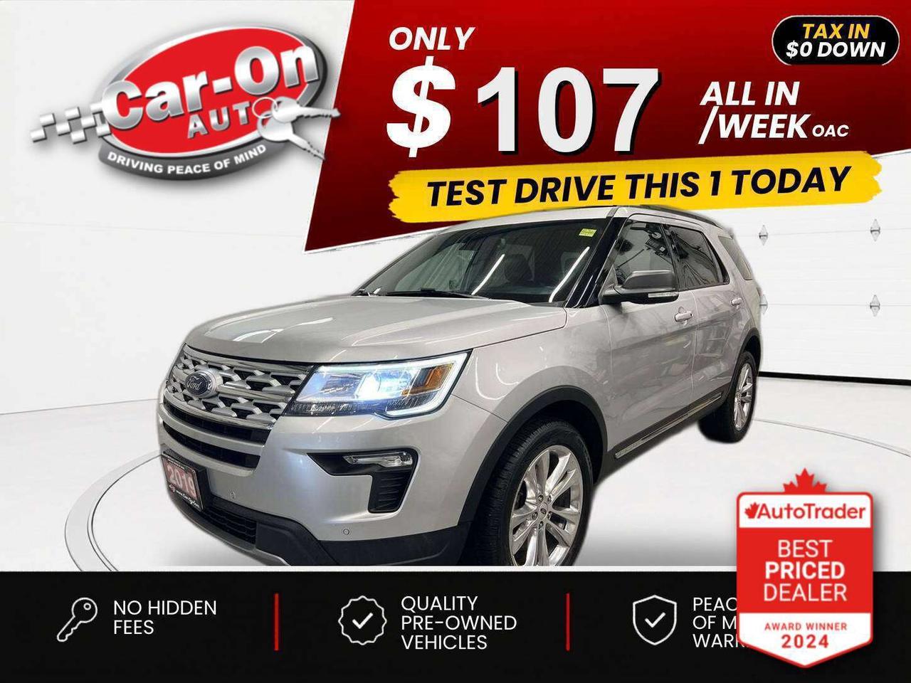 2019 Ford Explorer $0 DOWN $99/WEEK ALL IN Photo