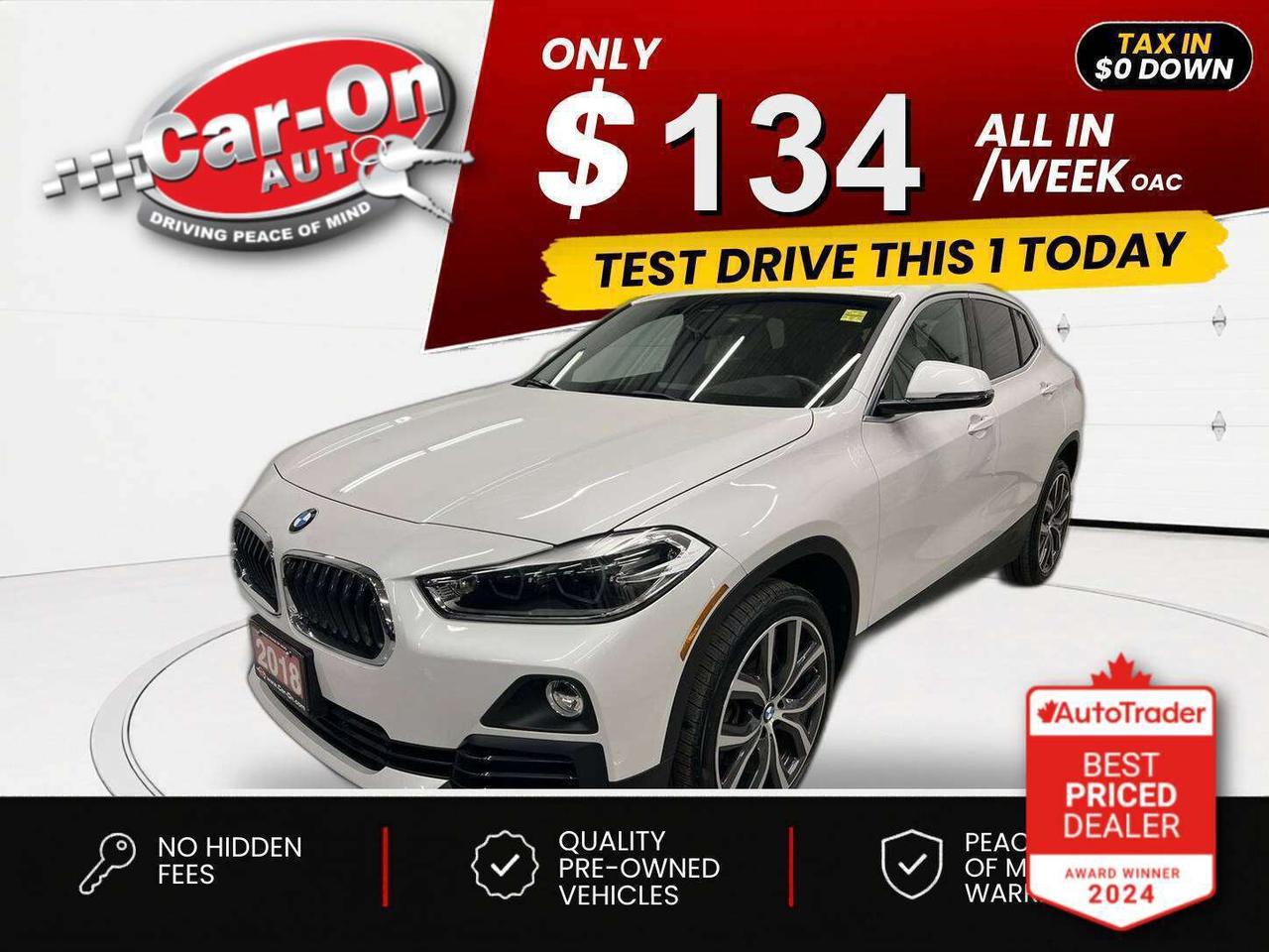 $0 DOWN $133/WEEK ALL IN INCLUDING ONTARIO TAXES O.A.C* ONLY 58,000KMS!! Leather, panoramic sunroof, heated seats & steering, heads-up display, navigation, 19-inch alloys, blind spot monitor, rear cross-traffic alert, pre-collision system, lane departure warning, backup camera w/ rear park sensors, dual-zone climate control, keyless entry w/ push start, automatic headlights, leather-wrapped steering wheel, cruise control, Bluetooth and drive mode selector!!