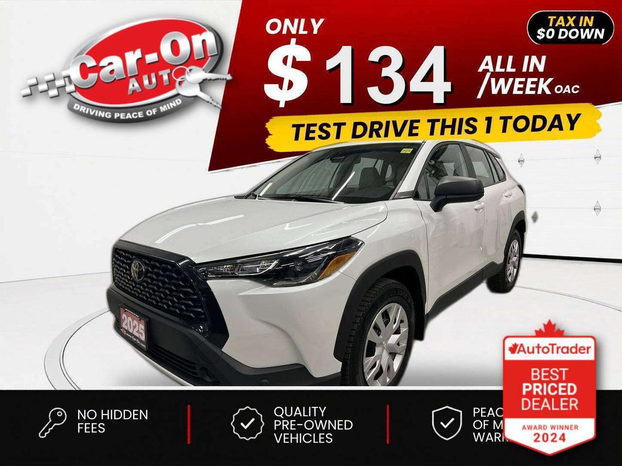 2025 Toyota Corolla Cross $0 DOWN $134/WEEK ALL IN Photo0