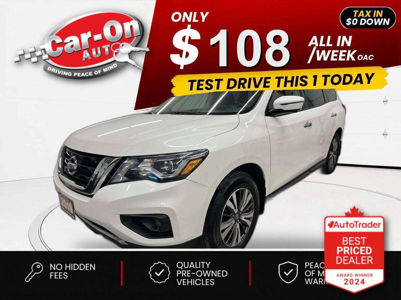 $0 DOWN $107/WEEK ALL IN INCLUDING ONTARIO TAXES O.A.C* SL Premium 7-Passenger All-Wheel Drive w/ Leather, dual-pane sunroof, heated seats, 360 camera w/ rear park sensors, remote start, navigation, 18-inch alloys, adaptive cruise control, blind spot monitor, rear cross-traffic alert, pre-collision system, premium Bose audio system, tow package, keyless entry w/ push start, power liftgate, full power group incl. power driver & passenger seats w/ driver memory, automatic headlights, Bluetooth and Sirius XM!!