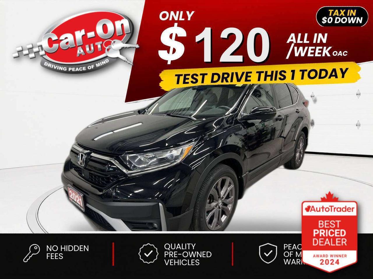 $0 DOWN $120/WEEK ALL IN INCLUDING ONTARIO TAXES O.A.C* Sport All-Wheel Drive w/ Leather-trimmed seats, sunroof, heated seats, Android Auto/ Apple CarPlay, 19-inch black alloys, adaptive cruise control, LaneWatch blind spot display, pre-collision system, lane departure warning, backup camera, automatic climate control, keyless entry w/ push start, power liftgate, full power group incl. power seat, automatic headlights, Bluetooth and Sirius XM!!