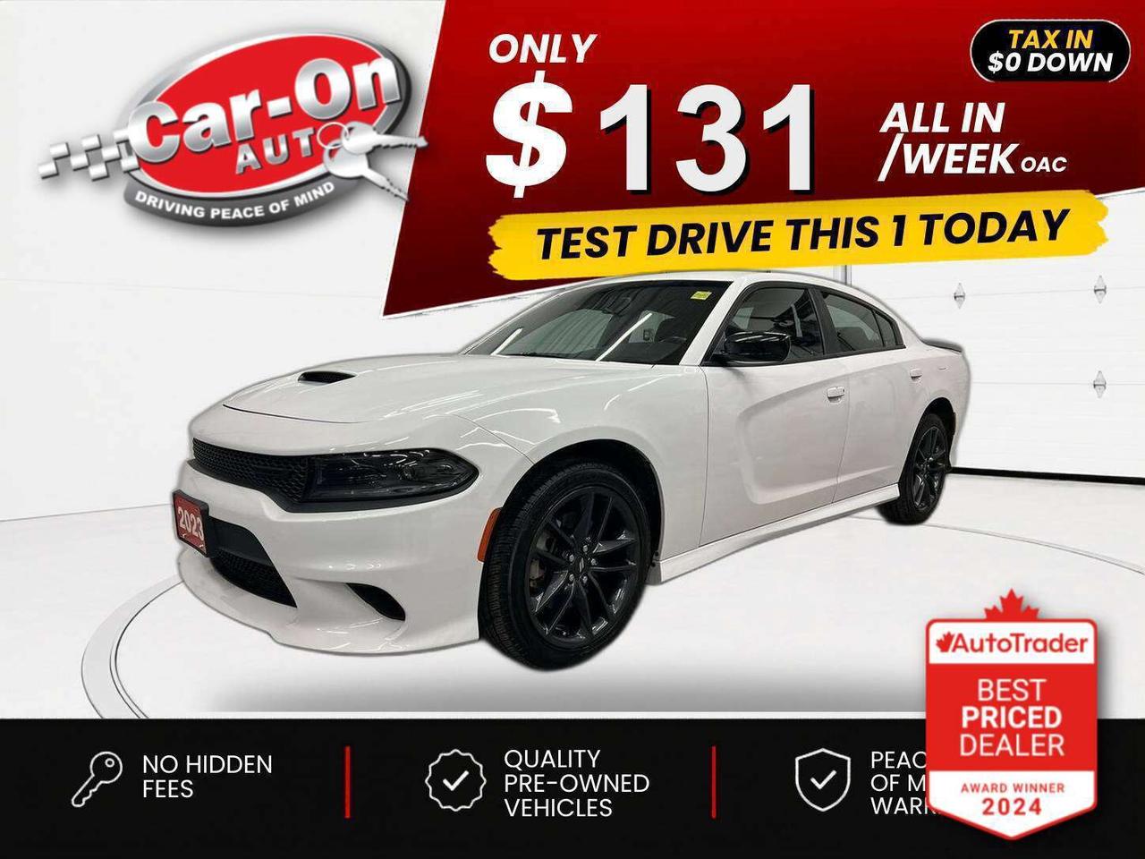 $0 DOWN $131/WEEK ALL IN INCLUDING ONTARIO TAXES O.A.C* GT ALL-WHEEL DRIVE W/ 300HP & BLACK TOP PACKAGE!! Android Auto/ Apple CarPlay, 8.4 inch screen, launch control, remote start, 20-inch black alloys, backup camera w/ rear park sensors, dual-zone climate control, keyless entry w/ push start, power seat, power windows, power locks, automatic headlights, cruise control, Bluetooth and Sirius XM!!*This car was used as a previous daily rental*