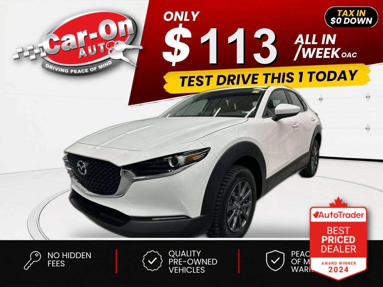 $0 DOWN $109/WEEK ALL IN INCLUDING ONTARIO TAXES O.A.C* ONLY 13,000KMS!! All-Wheel Drive w/ Heated seats, Android Auto/ Apple CarPlay, 16-inch alloys, blind spot monitor, rear cross-traffic alert, backup camera, air conditioning, keyless entry w/ push start, rain-sensing wieprs, power locks, power mirrors, power windows, automatic headlights, cruise control, Bluetooth and drive mode selection!!