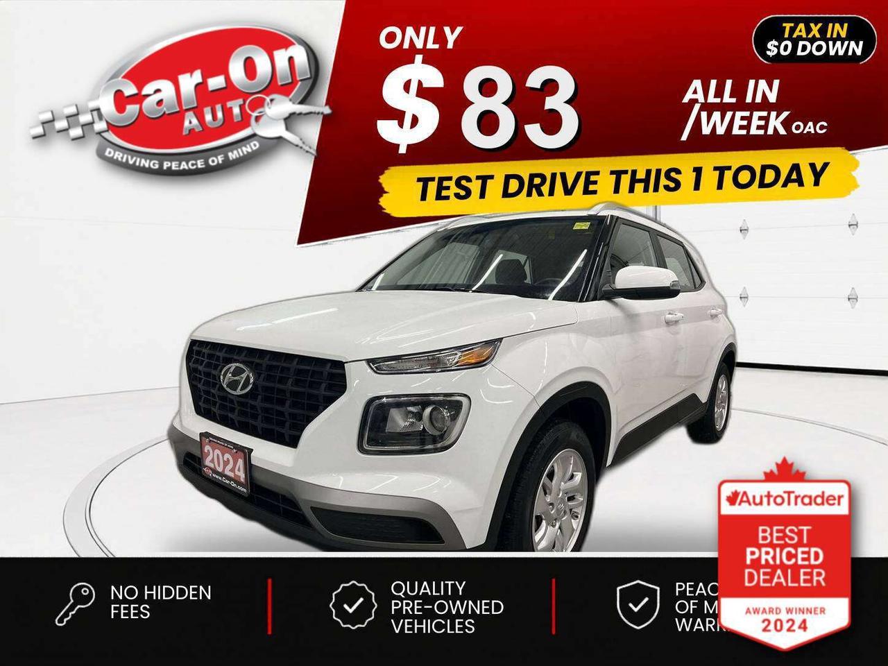 $0 DOWN $83/WEEK ALL IN INCLUDING ONTARIO TAXES O.A.C* Preferred w/ Heated seats & steering, Android Auto/ Apple CarPlay, remote start, blind spot monitor, rear cross-traffic alert, pre-collision system, safe exit assist, lane departure warning, backup camera, air conditioning, keyless entry w/ push start, power locks, power windows, power mirrors, automatic headlights, cruise control, Bluetooth and drive mode selector!!*This car was used as a previous daily rental*