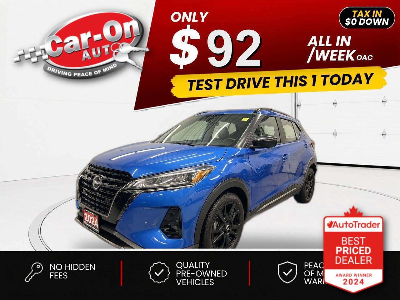 $0 DOWN $92/WEEK ALL IN INCLUDING ONTARIO TAXES O.A.C* TOP OF THE LINE SR!! Leather, Android Auto/ Apple CarPlay, 360 camera, 17-inch black alloys, Bose audio system w/ UltraNearfeild driver headrest speaker, remote start, adaptive cruise control, blind spot monitor, rear cross-traffic alert, pre-collision system, lane departure warning, automatic climate control, keyless entry w/ push start, power locks, power mirrors, power windows, automatic headlights, Bluetooth and Sirius XM!!