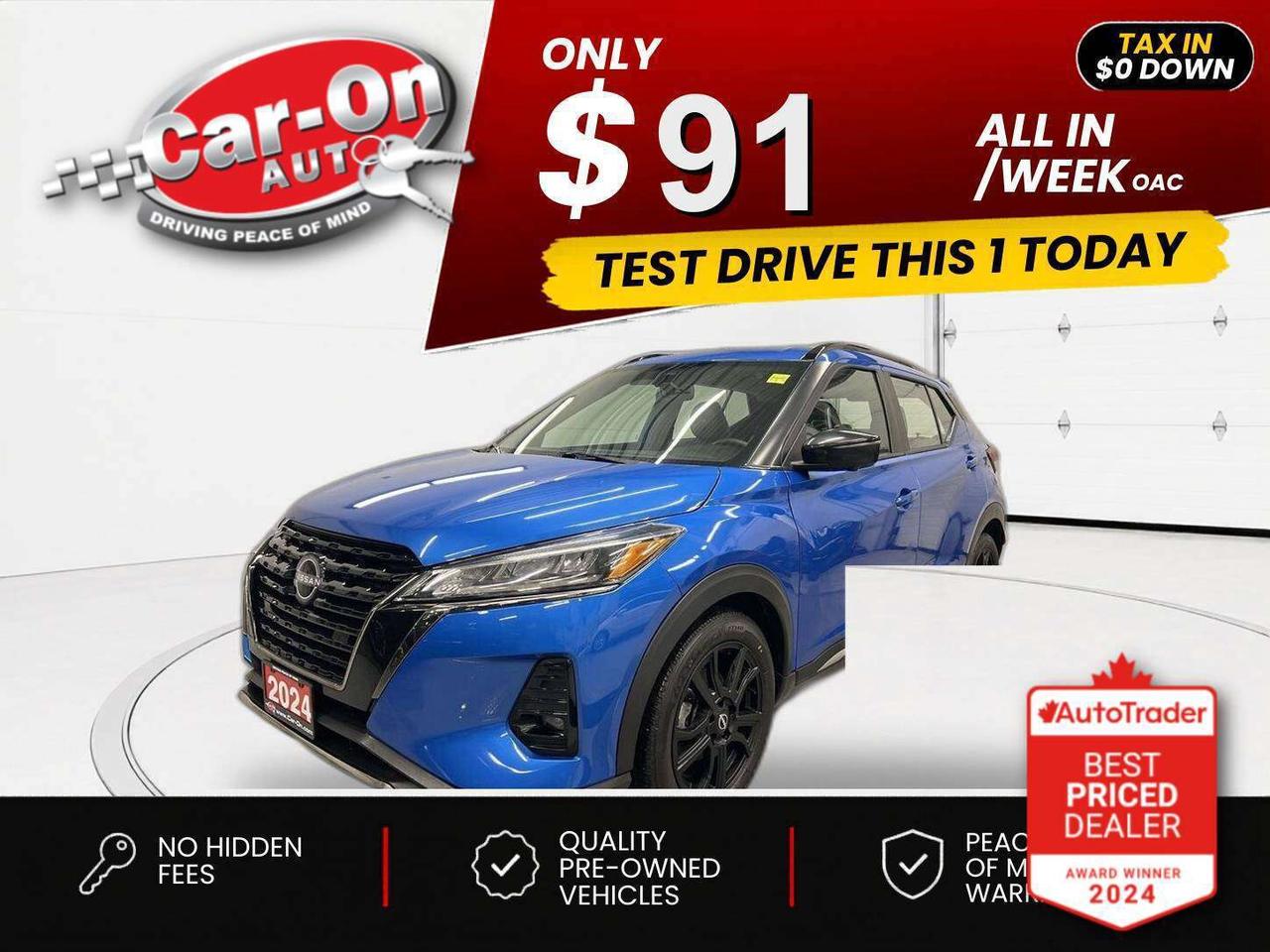 $0 DOWN $91/WEEK ALL IN INCLUDING ONTARIO TAXES O.A.C* TOP OF THE LINE SR!! Leather, Android Auto/ Apple CarPlay, 360 camera, 17-inch black alloys, Bose audio system w/ UltraNearfeild driver headrest speaker, remote start, adaptive cruise control, blind spot monitor, rear cross-traffic alert, pre-collision system, lane departure warning, automatic climate control, keyless entry w/ push start, power locks, power mirrors, power windows, automatic headlights, Bluetooth and Sirius XM!!*This car was used as a previous daily rental*