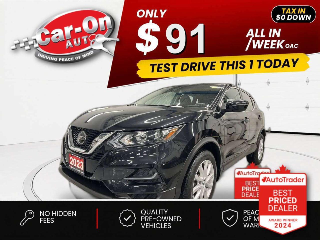 $0 DOWN $91/WEEK ALL IN INCLUDING ONTARIO TAXES O.A.C* ONLY 20,000KMS!! All-Wheel Drive w/ Heated seats, Android Auto/ Apple CarPlay, 17-inch alloys, blind spot monitor, rear cross-traffic alert, pre-collision system, lane departure warning, backup camera, air conditioning, keyless entry, power mirrors, power locks, power windows, automatic headlights w/ auto highbeams, cruise control, Bluetooth and Sirius XM!!*This car was used as a previous daily rental*