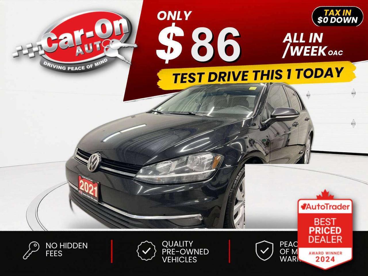 $0 DOWN $86/WEEK ALL IN INCLUDING ONTARIO TAXES O.A.C* TOP OF THE LINE HIGHLINE 6-SPEED MANUAL!! Leather, sunroof, heated seats, Android Auto/ Apple CarPlay, navigation, adaptive cruise control, blind spot monitor, rear cross-traffic alert, pre-collision system, lane departure warning, backup camera, automatic climate control, rain-sensing wipers, keyless entry, power locks, power mirrors, power windows, automatic headlights, Bluetooth and Sirius XM!!