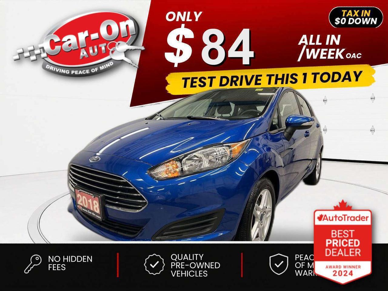 2018 Ford Fiesta $0 DOWN $84/WEEK ALL IN Photo0