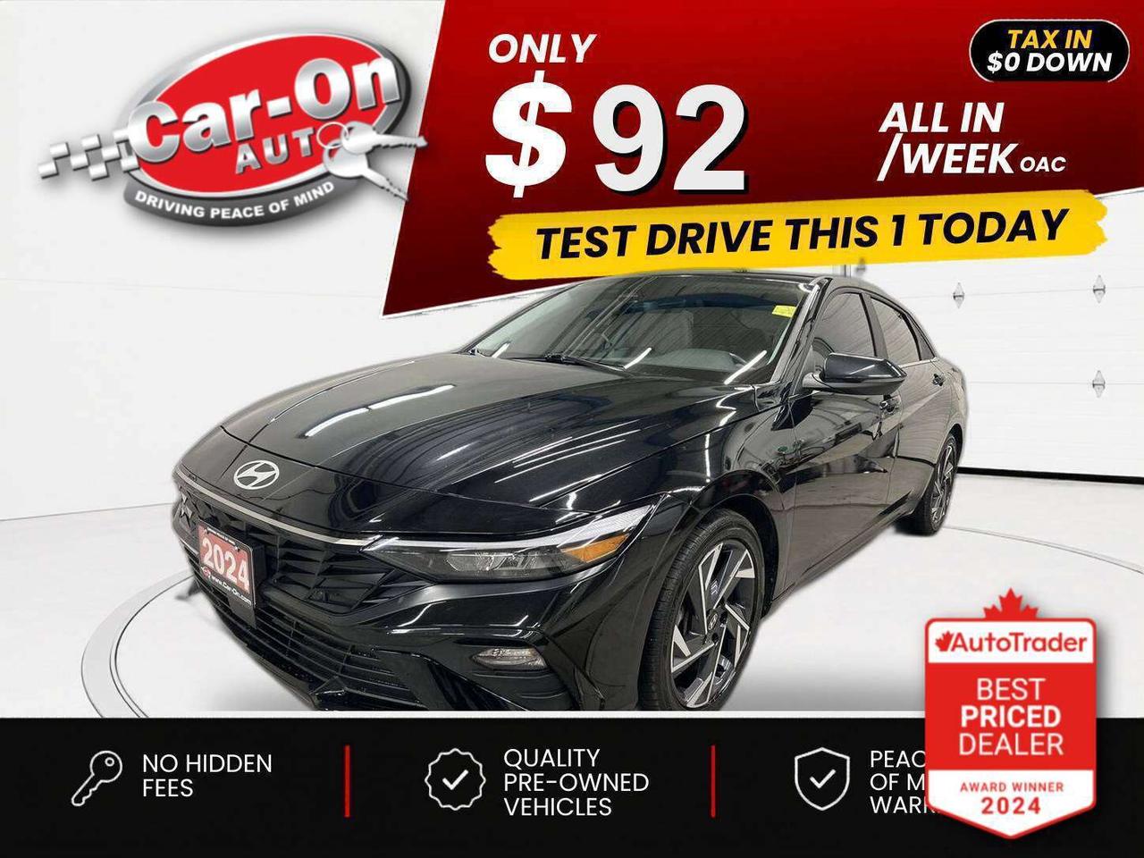 $0 DOWN $92/WEEK ALL IN INCLUDING ONTARIO TAXES O.A.C* Luxury w/ Leather, sunroof, heated seats & steering, Android Auto/ Apple CarPlay, remote start, navigation, adaptive cruise control, blind spot monitor, rear cross-traffic alert, pre-collision system, lane departure warning, highway driving assist, backup camera w/ front & rear park sensors, premium Bose audio system, wireless charger, dual-zone climate control, keyless entry w/ push start, full power group, automatic headlights, Bluetooth and Sirius XM!!