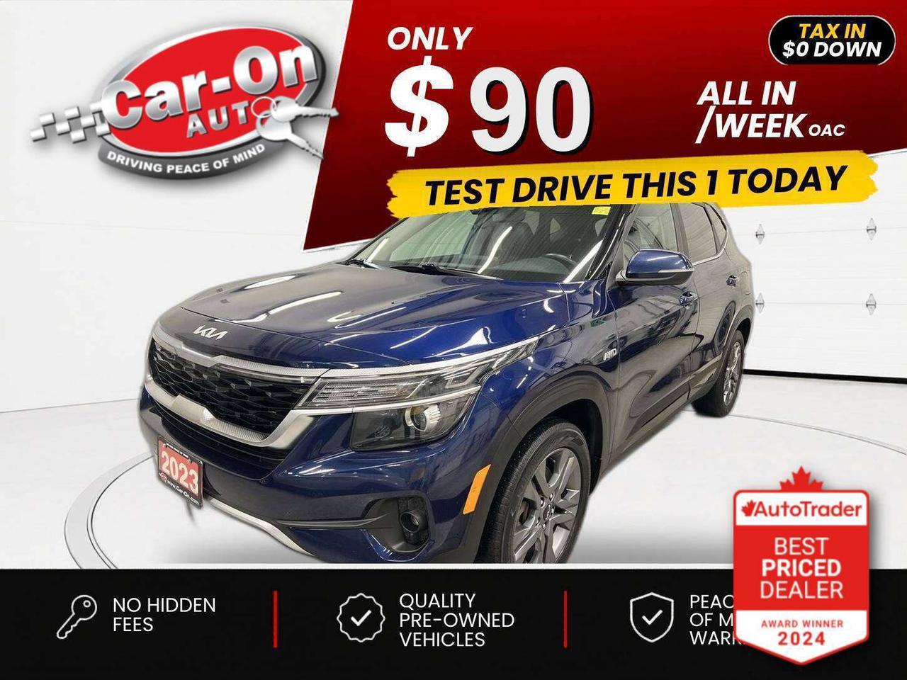 $0 DOWN $87/WEEK ALL IN INCLUDING ONTARIO TAXES O.A.C* EX All-Wheel Drive w/ Leather, sunroof, heated seats & steering, Android Auto/ Apple CarPlay, remote start, 17-inch alloys, blind spot monitor, rear cross-traffic alert, pre-collision system, lane departure warning, backup camera, automatic climate control, keyless entry w/ push start, power locks, power mirrors, power windows, automatic headlights, cruise control, Bluetooth and more!!This vehicle just landed and is awaiting a full detail and photo shoot. Contact us and book your road test today!