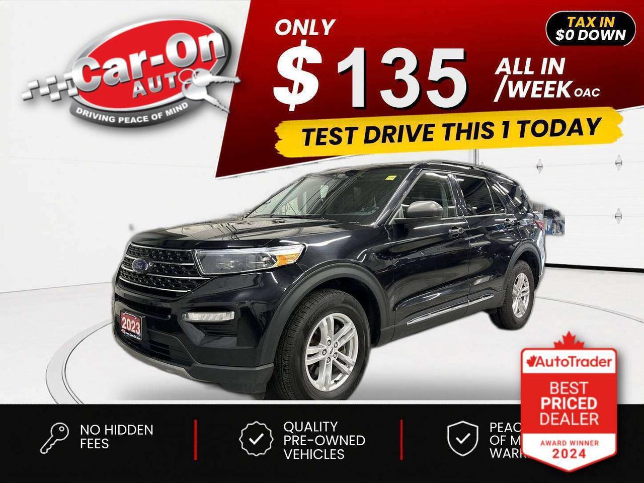 Used 2023 Ford Explorer $0 DOWN $135/WEEK ALL IN for sale in Ottawa, ON