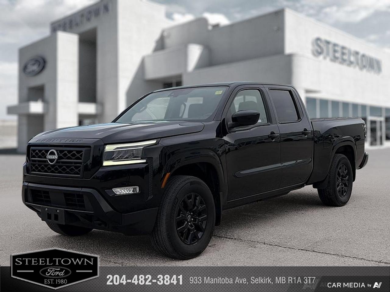 We value your TIME, we wont waste it or your gas is on us!   We offer extended test drives and if you cant make it out to us we will come straight to you!<br><br><br> <br>Stay connected, stay protected, and do it all with this 2023 Nissan Frontier. This 2023 Nissan Frontier is for sale today in Selkirk.<br> <br>Massive power and massive fun, this 2023 Frontier proves that size isnt everything. Full of fun features for both work and play, along with best-in-class standard horsepower, this 2023 Frontier really is the king of midsize trucks. If you want one truck that can do it all in style and comfort, this 2023 Nissan Frontier is an easy choice.<br> <br>This Crew Cab 4X4 pickup has 55,239 km. Its Black in colour. It has an Automatic transmission and is powered by a 310HP 3.8L V6 Cylinder Engine.<br> <br>To apply right now for financing use this link: <a href=http://www.steeltownford.com/?https://CreditOnline.dealertrack.ca/Web/Default.aspx?Token=bf62ebad-31a4-49e3-93be-9b163c26b54c&La target=_blank>http://www.steeltownford.com/?https://CreditOnline.dealertrack.ca/Web/Default.aspx?Token=bf62ebad-31a4-49e3-93be-9b163c26b54c&La</a><br> <br/>Buy this vehicle now for the lowest bi-weekly payment of <b>$282.11</b> with $0 down for 96 months @ 8.99% APR O.A.C. ( Plus applicable taxes - Platinum Shield Protection & Tire Warranty included / Total cost of borrowing $16884 ). See dealer for details. <br><br>Family owned and operated in Selkirk for 35 Years.  <br>Steeltown Ford is located just 20 minutes North of the Perimeter Hwy, with an onsite banking center that offers free consultations. <br>Ask about our special dealer rates available through all major banks and credit unions.<br><br><br>Steeltown Ford Protect Plus includes:<br>- Life Time Tire Warranty <br>Cars cost less in Selkirk <br><br>Dealer Permit # 1039<br><br><br> Come by and check out our fleet of 100+ used cars and trucks and 190+ new cars and trucks for sale in Selkirk.  o~o