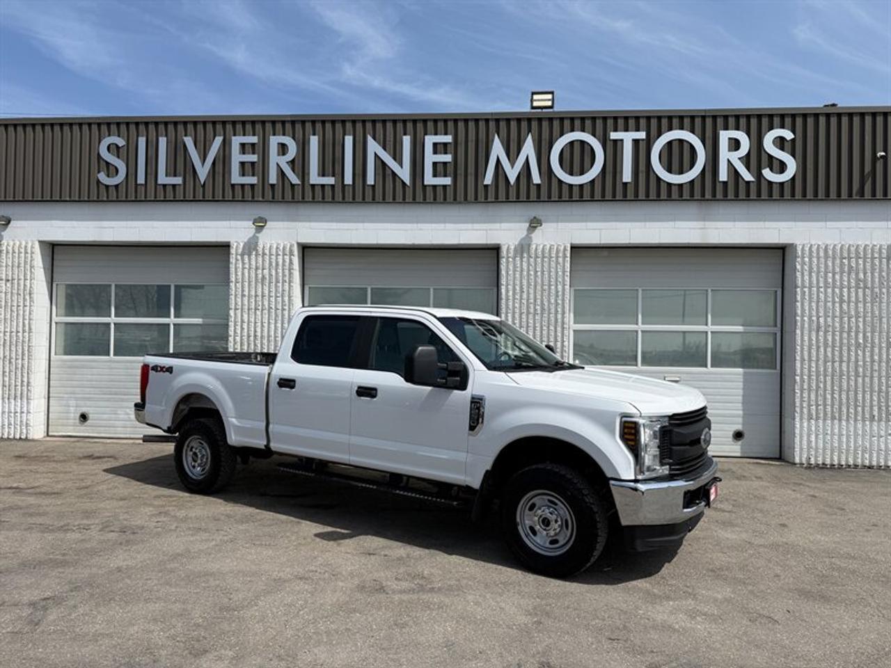 ***WHY BUY FROM SILVERLINE?***

*FINANCING AVAILABLE*

*CLEAN TITLE ONLY*

*TRADE-INS WELCOME*

*7 DAY INSURANCE*

*3 MONTH WARRANTY/5000KM LIMITED POWERTRAIN WARRANTY*

*MB SAFETY*

*NATIONWIDE DELIVERY AVAILABLE*

*D#4140* ****

****COMING SOON! WILL BE READY TO WORK, 2019 FORD F-250 SUPERDUTY, LARGE CREW CAR, 4X4, AUTOMATIC, BACK-UP CAMERA, REMOTE STARTER, AM FM, CRUISE, REAR DIFF LOCK, INTEGRATED BRAKE CONTROLLER, TOW PACKAGE, TOW AND HAUL WITHOUT ANY ISSUES, TINTED GLASS, AC, ABS, TRACTION CONTROL, 6.8 FT BED, CHROME FRONT AND REAR BUMPERS, LARGE MIRRORS, ALL TERRAIN TIRES, WILL BE SOLD SERVICED WITH 2 KEYS, MB SAFETY, OIL CHANGE AND WARRANTY!****COMING SOON****





*****VALUE PRICED AT $26,991+TAX, WARRANTY INCLUDED******

*****VIEW AT SILVERLINE MOTORS, 1601 NIAKWA RD EAST******

*****CALL/TEXT 204-509-0008*****



INSTALLED FEATURES: Air filtration, Front air conditioning, Front air conditioning zones: single, Airbag deactivation: passenger switch, Front airbags: dual, Side airbags: front, Side curtain airbags: front / rear, Antenna type: mast, Radio: AM/FM, Total speakers: 4, ABS: 4-wheel, Braking assist, Electronic brakeforce distribution, Front brake type: ventilated disc, Power brakes, Rear brake type: ventilated disc, Armrests: front center, Door sill trim: scuff plate, Floor material: rubber/vinyl, Steering wheel trim: vinyl, Assist handle: front / rear, Cupholders: front, Overhead console: front, Power outlet(s): 12V front, Power steering, Reading lights: front / rear, Rearview mirror: manual day/night, Steering wheel: tilt and telescopic, Steering wheel mounted controls: multi-function, Storage: accessory hook / door pockets, Vanity mirrors: passenger, Door handle color: black, Front bumper color: black, Grille color: black, License plate bracket: front, Mirror color: black, Pickup bed light, Rear bumper color: black, Tailgate: lift assist / removable, Window trim: black, Infotainment screen size: 4.2 in., Clock, Digital odometer, External temperature display, Gauge: oil pressure / tachometer / transmission temperature, Instrument cluster screen size: 2.3 in., Powertrain hour meter, Warnings and reminders: low fuel level / maintenance due, Headlights: auto on/off / halogen / quad headlights / wiper activated, Side mirror adjustments: manual / manual folding / manual telescoping, Towing mirrors, 4WD selector: electronic hi-lo, 4WD type: part time, Alternator: 157 amps, Battery: maintenance-free, Battery rating: 650 CCA, Battery saver, Automatic hazard warning lights, Camera system: rearview, Child safety door locks, Child seat anchors: LATCH system, Crumple zones: front, Impact sensor: alert system / door unlock / post-collision safety system, Programmable safety key, Rearview monitor: in mirror, Emergency locking retractors: front / rear, Front seatbelts: 3-point, Rear seatbelts: 3-point, Seatbelt pretensioners: front, Seatbelt warning sensor: front, Driver seat manual adjustments: 6 / lumbar / reclining, Front headrests: 2 / adjustable, Front seat type: 40-20-40 split bench, Passenger seat manual adjustments: 4 / reclining, Rear headrests: 3 / adjustable, Rear seat folding: folds up / split, Rear seat type: 60-40 split bench, Upholstery: vinyl, Anti-theft system: vehicle immobilizer, Hill holder control, Roll stability control, Stability control, Traction control, Trailer stability control, Front shock type: gas, Front spring type: coil, Front stabilizer bar: diameter 28 mm, Front suspension classification: solid live axle, Front suspension type: multi-link, Rear shock type: gas, Rear spring type: leaf, Rear suspension classification: solid live axle, Rear suspension type: multi-leaf, Tow hooks: front, Trailer hitch, Trailer wiring: 4-pin / 7-pin, Spare tire mount location: underbody, Spare tire size: full-size, Spare wheel type: steel, Tire Pressure Monitoring System, Wheels: painted steel, Front wipers: variable intermittent, Solar-tinted glass: front