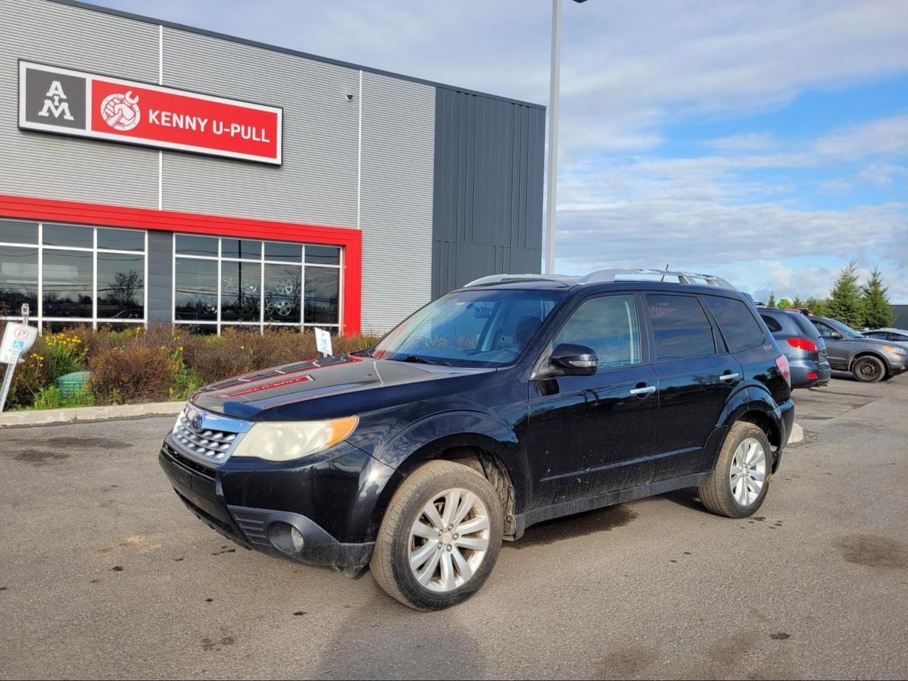 2012 Subaru Forester in Obsidian Black Pearl. The vehicle has 192,668km. The vehicle runs and drives. No Check engine light. Some rust spots around the vehicle. Few vibrations and rattles felt in the cabin. Needs some AC vents. We dont perform any mechanical/safety inspections. The vehicle is sold as is and might need some work.