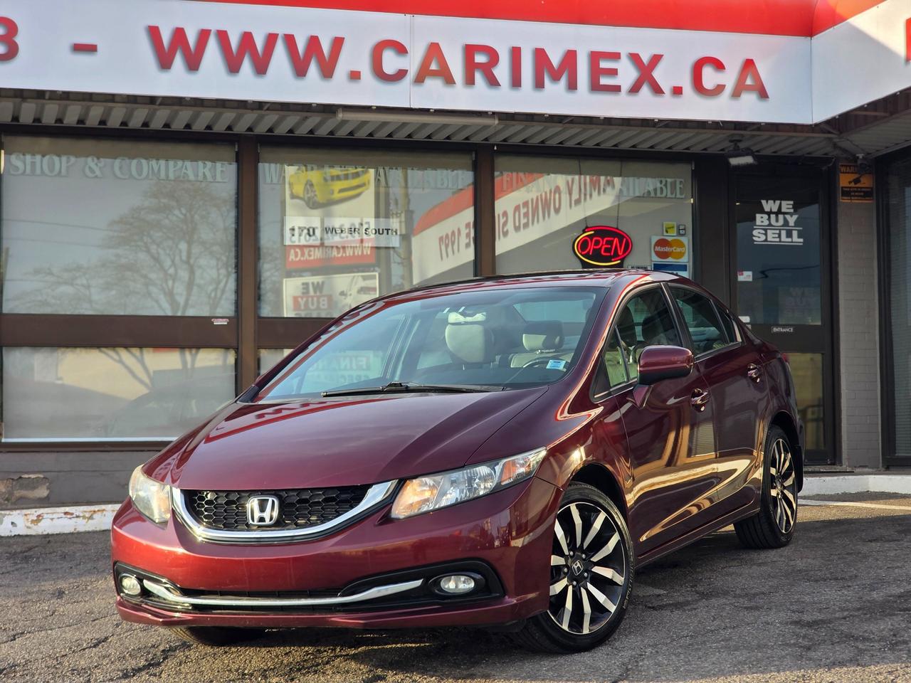 Great Condition, Accident Free Honda Civic Touring with Excellent Service History! Equipped with Navigation, Leather, Sunroof, Back up Camera, Heated Seats, Power Seats, Lane Watch Camera, Smart Key with Push Button Start, Power Group, Alloy Wheels