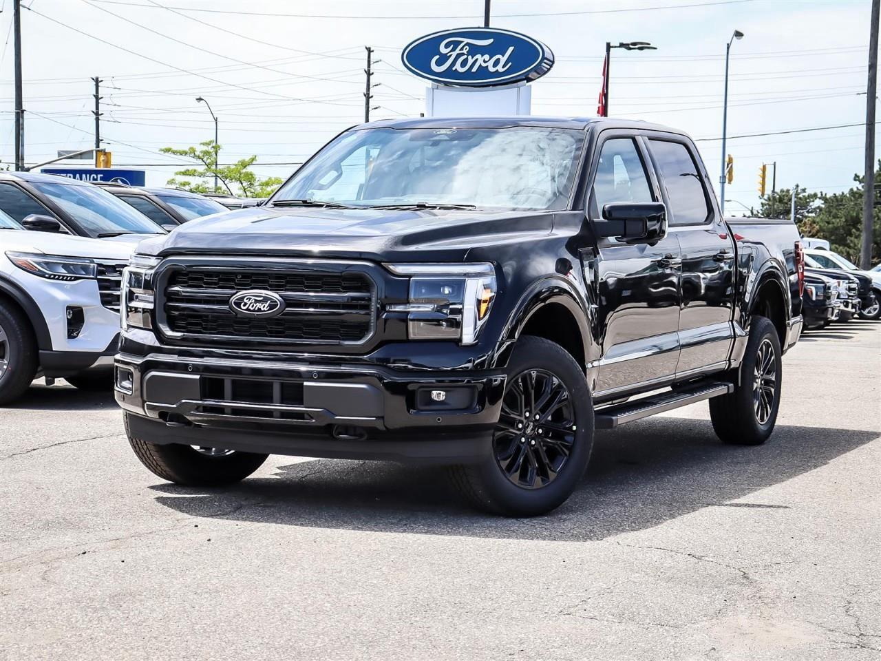 <p>Step into the future of driving with the new 2026 Ford F-150 Lariat available in a stunning Agate Black Metallic finish. With its commanding 4×4 drivetrain and precise handling offered by the Electronic 10-Speed Automatic SelectShift transmission, this truck is built to conquer any terrain while ensuring smooth rides across Canadian roads.</p><p>The Ford F-150 Lariat's exterior boasts rugged elegance, highlighted by the convenience of running boards and heated mirrors. Bask in luxury with the Twin Panel Moonroof and enjoy the comfort of Black, ActiveX trimmed front seats featuring heated and ventilated 10-way power adjustments. Inside, smart device integration complements the spacious cabin, offering seamless connectivity and entertainment via the advanced navigation system.</p><p>Infused with the latest technology, this truck stands out with a suite of modern features like a backup camera, adaptive cruise control, and lane assist to provide peace of mind on every drive. Stay connected effortlessly with Bluetooth, a Wi-Fi hotspot, and satellite radio, while keyless entry and remote start adapt to your busy lifestyle.</p><p>Perfect for adventurous families and professionals alike, the 2026 Ford F-150 Lariat matches convenience with power and style. Don't miss the chance to elevate your driving experience  contact our dealership today to learn more about this exceptional vehicle and schedule a test drive.</p>