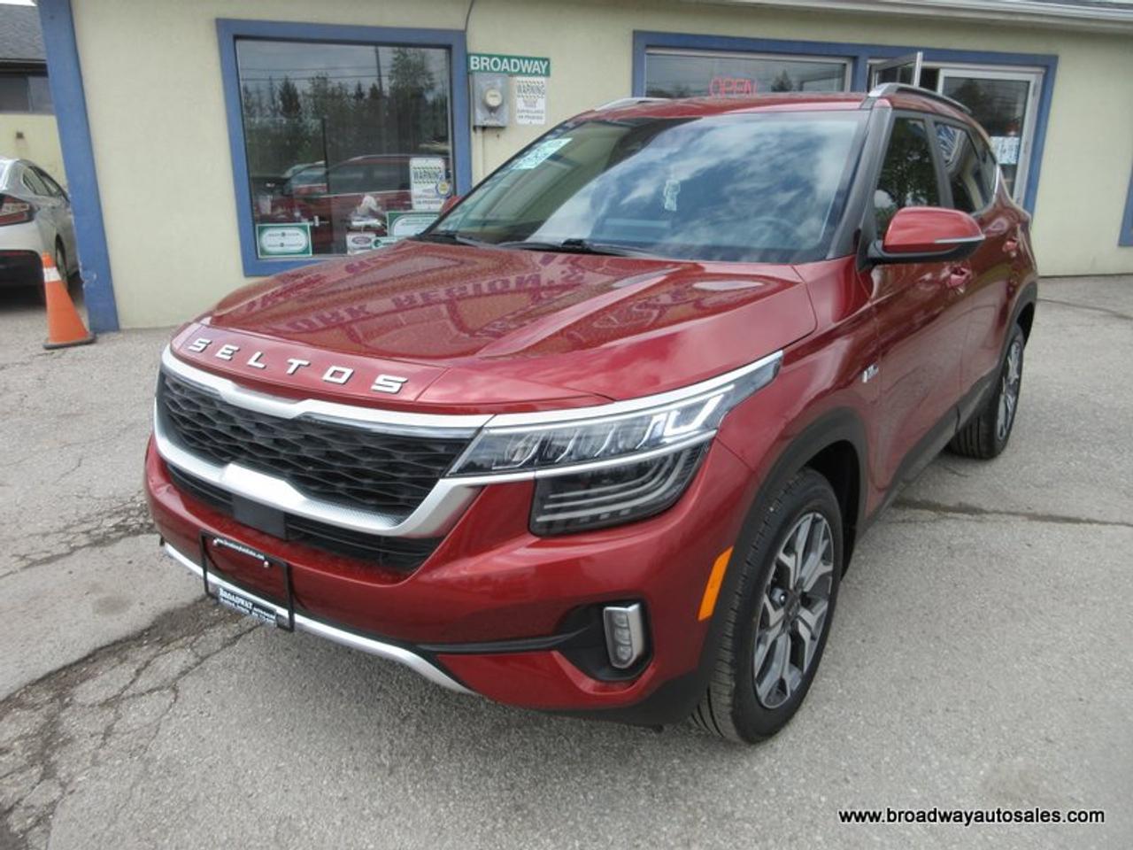 2021 Kia Seltos ALL-WHEEL DRIVE EX-PACKAGE 5 PASSENGER 2.0L - DOHC.. NAVIGATION.. POWER SUNROOF.. LEATHER.. HEATED/AC SEATS.. BACK-UP CAMERA.. BLUETOOTH SYSTEM..