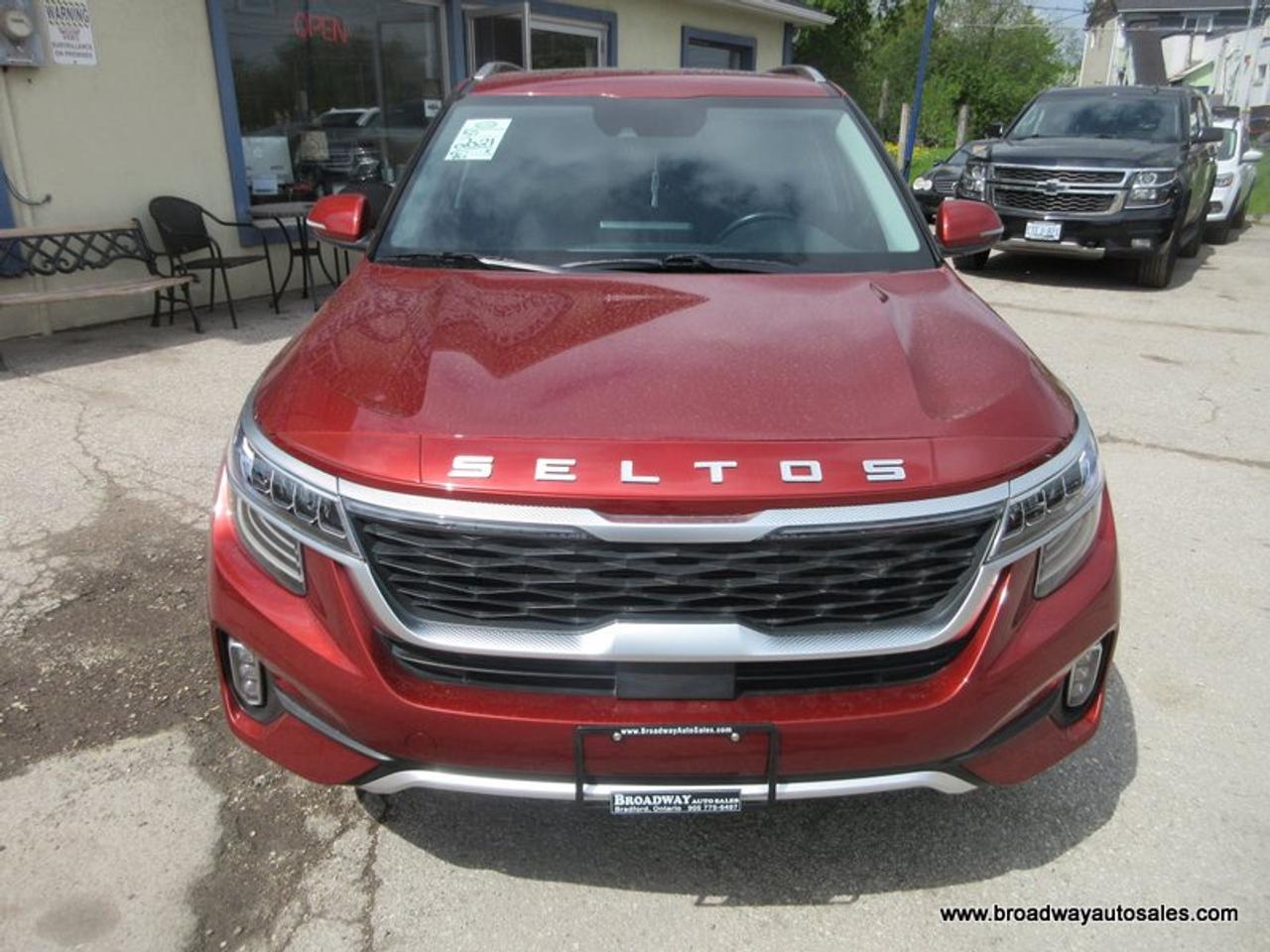 2021 Kia Seltos ALL-WHEEL DRIVE EX-PACKAGE 5 PASSENGER 2.0L - DOHC.. NAVIGATION.. POWER SUNROOF.. LEATHER.. HEATED/AC SEATS.. BACK-UP CAMERA.. BLUETOOTH SYSTEM.. Photo4