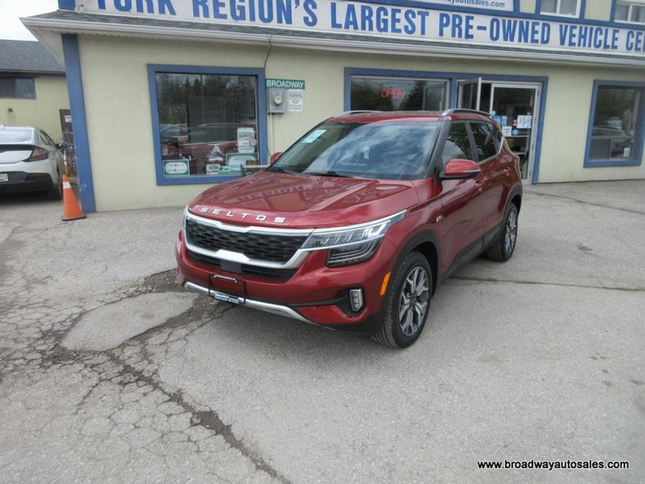 2021 Kia Seltos ALL-WHEEL DRIVE EX-PACKAGE 5 PASSENGER 2.0L - DOHC.. NAVIGATION.. POWER SUNROOF.. LEATHER.. HEATED/AC SEATS.. BACK-UP CAMERA.. BLUETOOTH SYSTEM.. Photo2