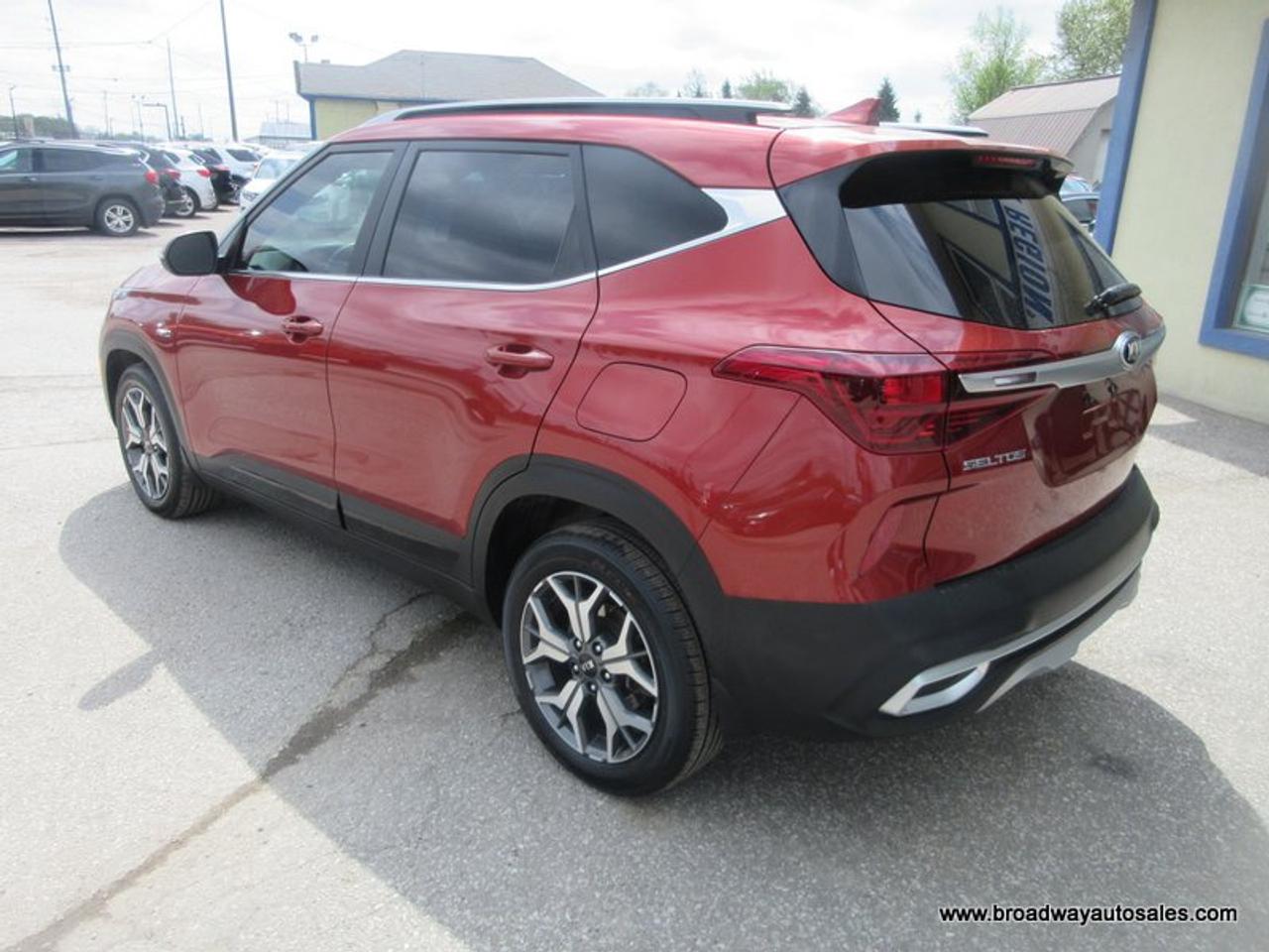 2021 Kia Seltos ALL-WHEEL DRIVE EX-PACKAGE 5 PASSENGER 2.0L - DOHC.. NAVIGATION.. POWER SUNROOF.. LEATHER.. HEATED/AC SEATS.. BACK-UP CAMERA.. BLUETOOTH SYSTEM.. Photo