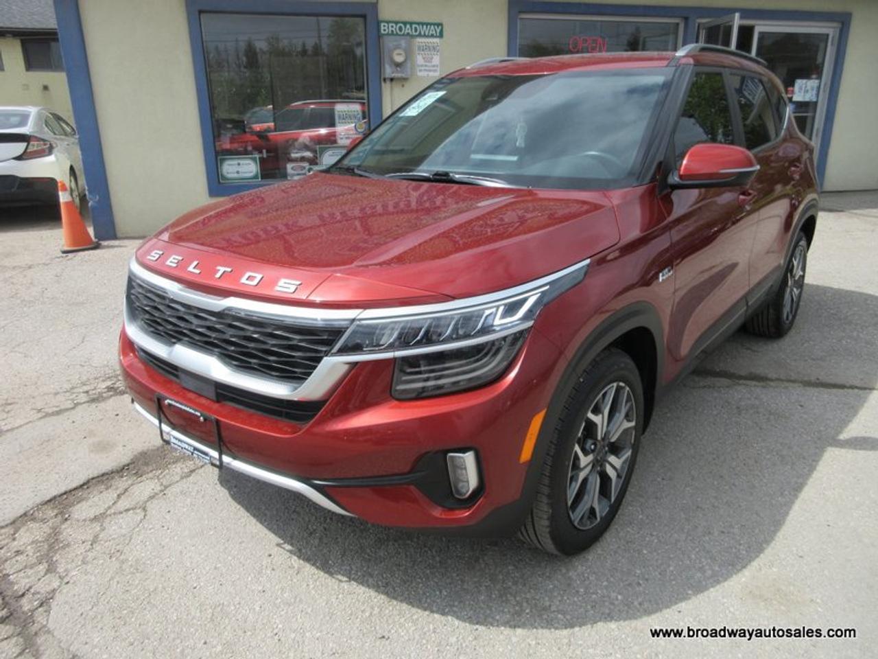 2021 Kia Seltos ALL-WHEEL DRIVE EX-PACKAGE 5 PASSENGER 2.0L - DOHC.. NAVIGATION.. POWER SUNROOF.. LEATHER.. HEATED/AC SEATS.. BACK-UP CAMERA.. BLUETOOTH SYSTEM.. Photo