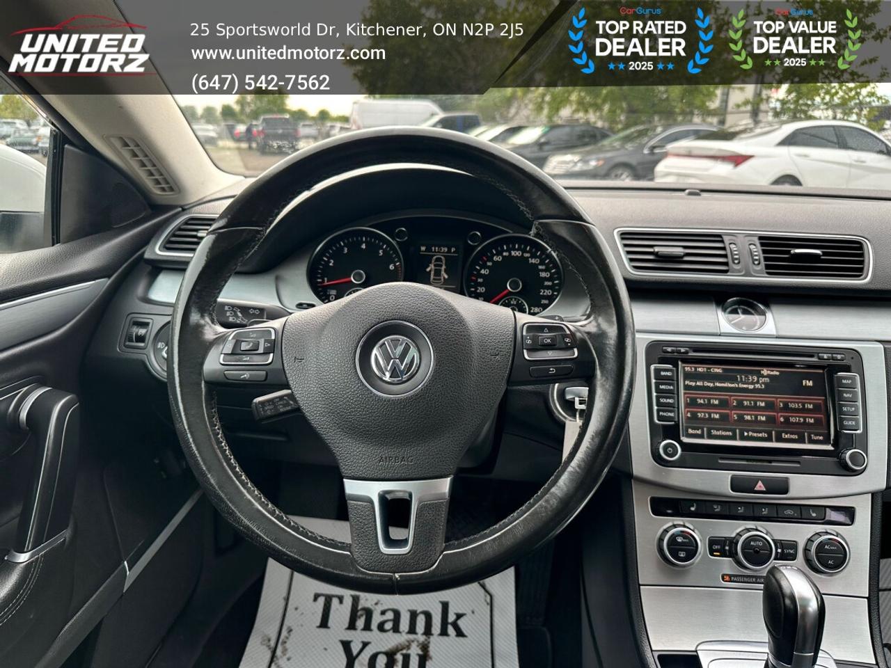 2013 Volkswagen Passat CC Lux 4dr DSG Highline~CERTIFIED~30 SERVICE RECORDS~ Photo