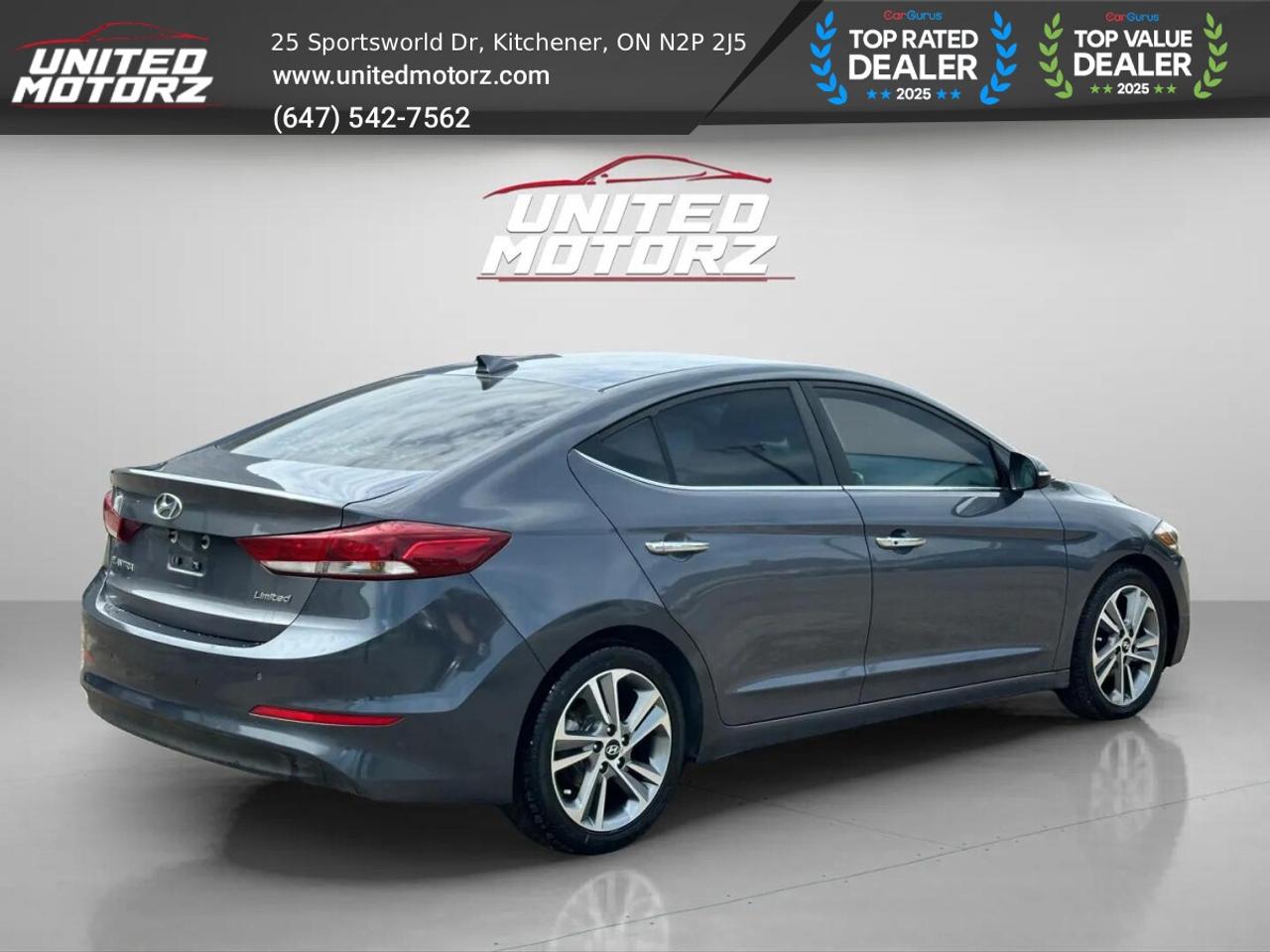 2017 Hyundai Elantra Limited~SAFETY CERTIFIED~24 SERVICE RECORDS~ Photo4