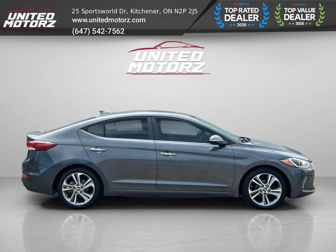 2017 Hyundai Elantra Limited~SAFETY CERTIFIED~24 SERVICE RECORDS~ Photo3