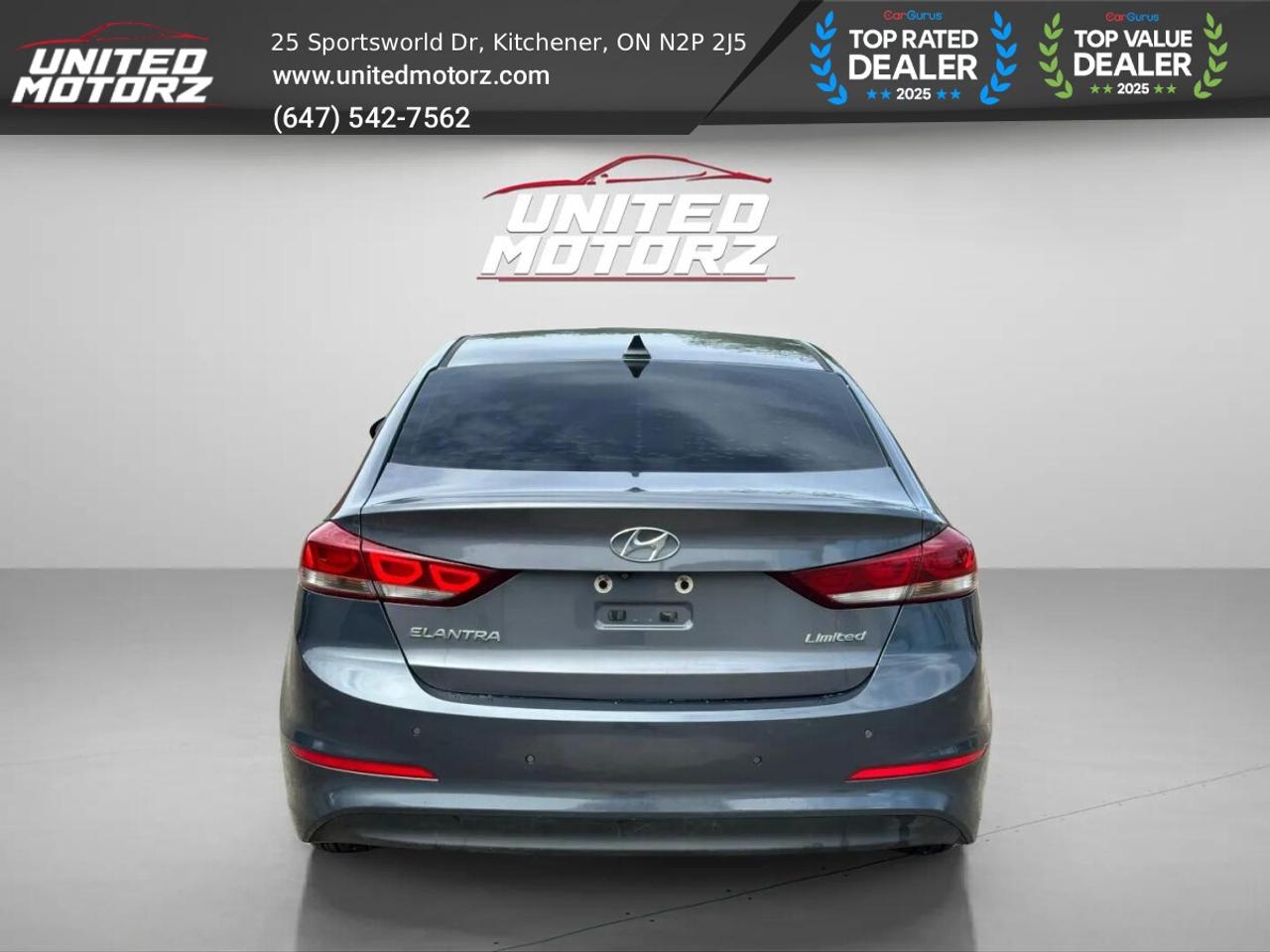 2017 Hyundai Elantra Limited~SAFETY CERTIFIED~24 SERVICE RECORDS~ Photo