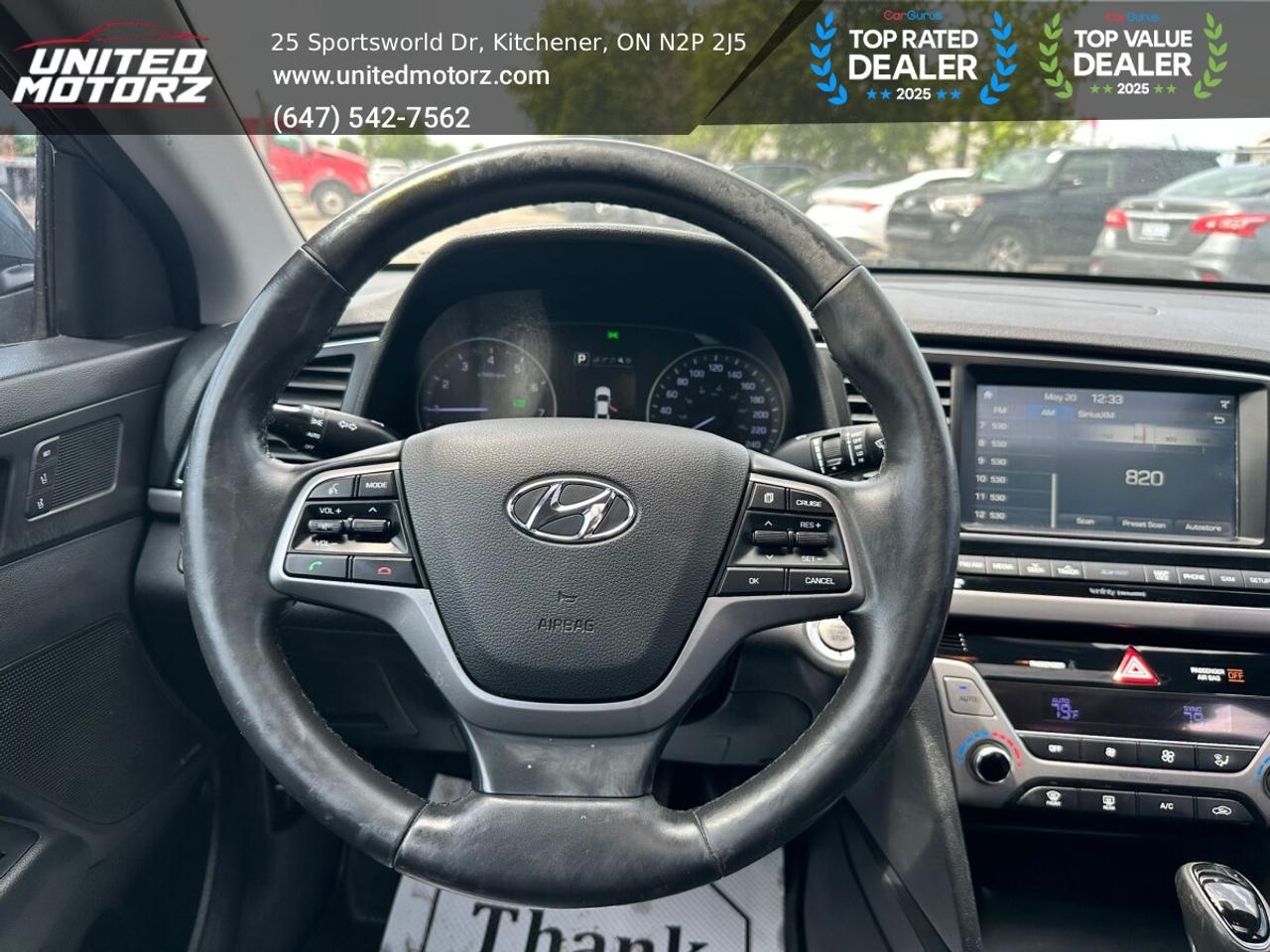2017 Hyundai Elantra Limited~SAFETY CERTIFIED~24 SERVICE RECORDS~ Photo