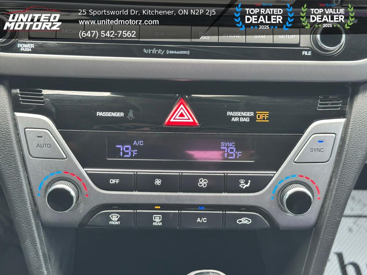 2017 Hyundai Elantra Limited~SAFETY CERTIFIED~24 SERVICE RECORDS~ Photo