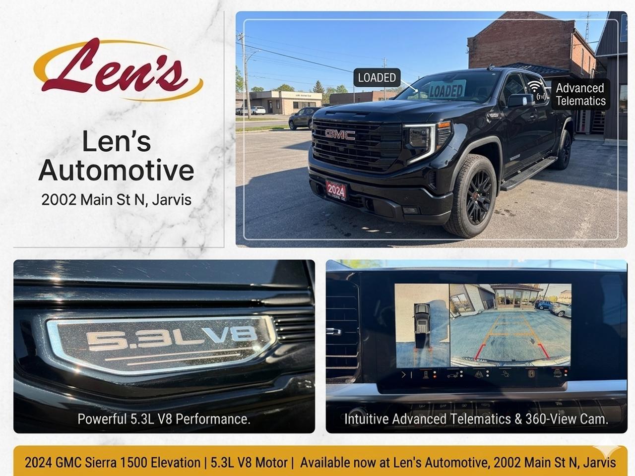 Used 2024 GMC Sierra 1500 ELEVATION for sale in Jarvis, ON