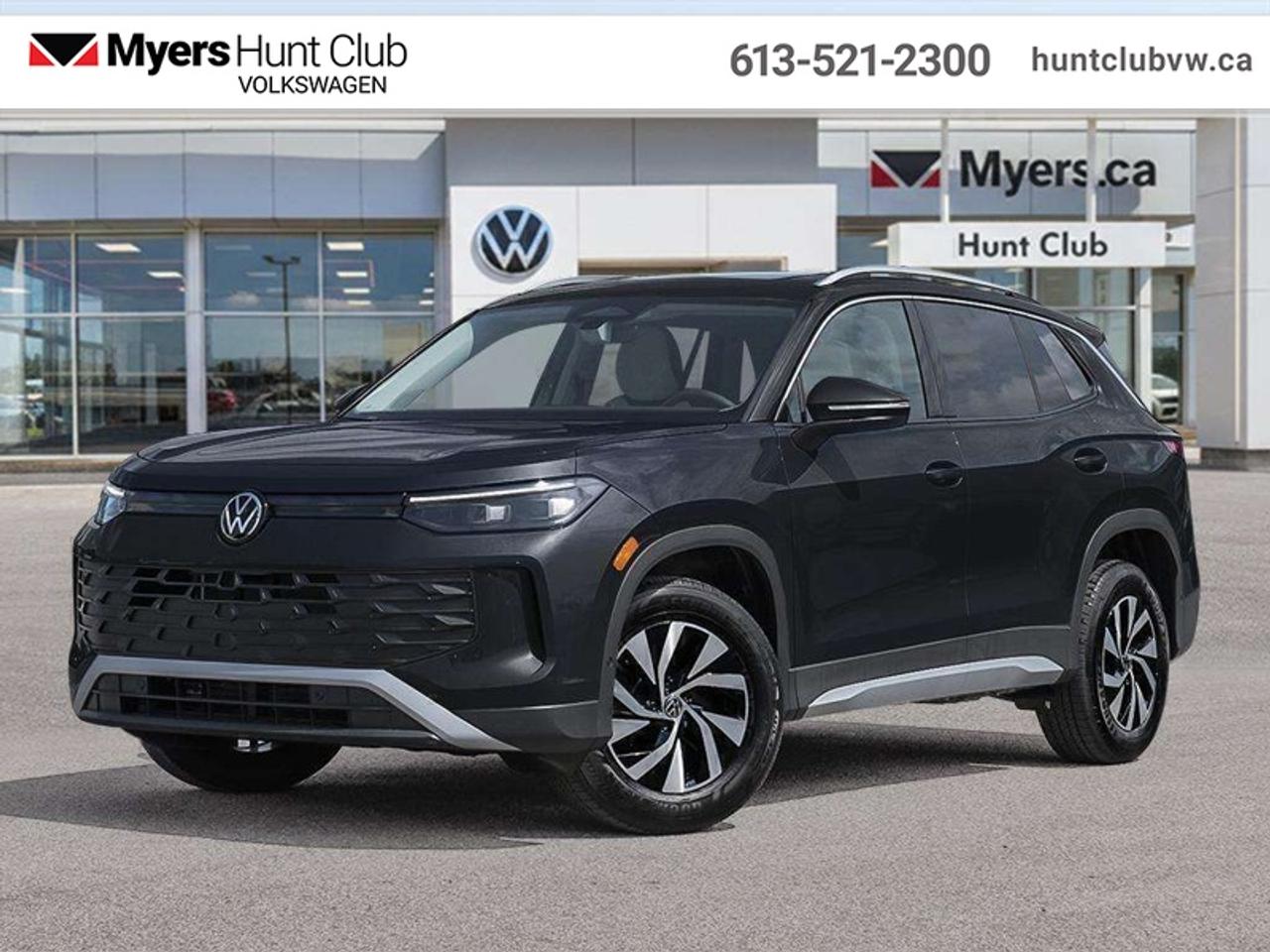 <b>Wireless Charging,  Heated Seats,  Heated Steering Wheel,  Adaptive Cruise Control,  Remote Start!</b><br> <br> The 2026 Volkswagen Tiguan stands out with its confident stance, sculpted exterior and refined character that elevate every drive.<br> <br>From the outside, the 2026 Volkswagen Tiguan makes a bold impression with its upright proportions, sharp body lines and modern lighting elements that reflect Volkswagens evolving design language. Inside, the cabin highlights quality materials, intuitive connectivity and seating designed to comfortably accommodate passengers and gear. With its refined look, intelligent features and Volkswagens reputation for engineering, the Tiguan delivers a well-balanced and engaging compact SUV experience.<br> <br>This Deep Black Pearl SUV has an Automatic transmission and is powered by a 201HP 2.0L 4 Cylinder Engine. <br> <br> Our Tiguans trim level is Trendline. Standard features include heated front seats with a heated steering wheel, adaptive cruise control, remote engine start, wireless device charging, and a 12.9-inch infotainment screen with wireless Apple CarPlay and Android Auto. Safety features also include lane keep assist with lane departure warning, collision mitigation, blind spot alert, and front and rear parking sensors. This vehicle has been upgraded with the following features: Wireless Charging, Heated Seats, Heated Steering Wheel, Adaptive Cruise Control, Remote Start, Lane Keep Assist, Blind Spot Detection.<br><br> <br>To apply right now for financing use this link: <a href=https://www.huntclubvw.ca/financing-request/ target=_blank>https://www.huntclubvw.ca/financing-request/</a><br> <br/>Incentives expire 2026-08-31. See dealer for details. <br><br>At Myers Hunt Club Volkswagen, our focus is customers like you. Our dedicated service, parts, and sales team are here to make your automotive experience a special one. We are very proud of our achievements and awards over the last 25 years and are committed to providing the same great service to our present and future customers. If youre looking for a vehicle, Myers Hunt Club Volkswagen is your destination for new, used, and certified pre-owned Volkswagen vehicles as well as other makes and models. Whatever your needs, we can help you here at Myers Hunt Club Volkswagen. </br><br> Come by and check out our fleet of 40+ used cars and trucks and 130+ new cars and trucks for sale in Gloucester.  o~o