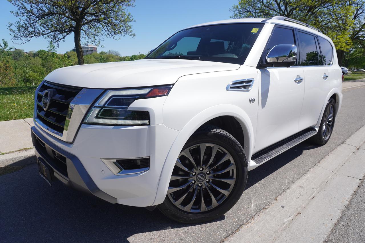 Used 2021 Nissan Armada PLATINUM/ 1 OWNER/ NO ACCIDENTS/ 7 PASSENGER/DVD'S for sale in Etobicoke, ON