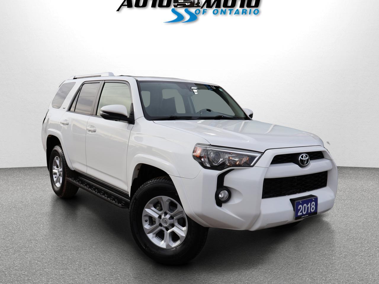 2018 Toyota 4Runner SR5 4WD CERTIFIED *ACCIDENT FREE*7 SEATS* CAMERA NAV BLUETOOTH LEATHER HEATED SEATS SUNROOF CRUISE ALLOYS Photo0