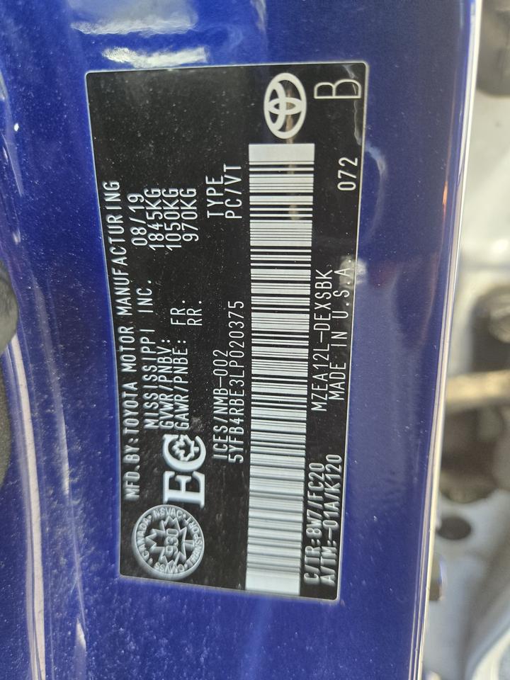 2020 Toyota Corolla SE Photo