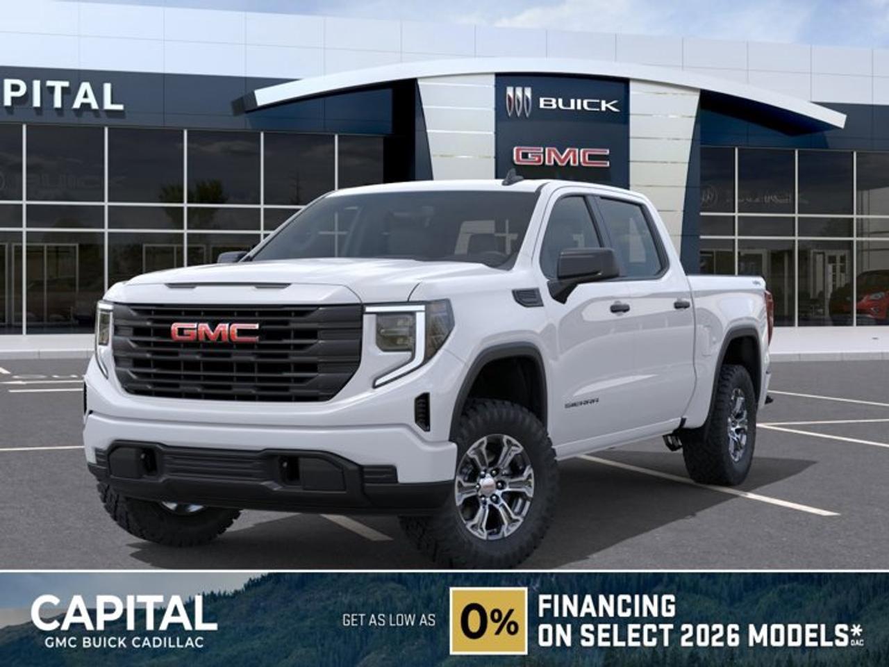 This 2026 GMC Sierra 1500 in Summit White is equipped with 4WD and Gas V8 5.3L/325 engine.Check out this vehicles pictures, features, options and specs, and let us know if you have any questions. Helping find the perfect vehicle FOR YOU is our only priority.P.S...Sometimes texting is easier. Text (or call) 306-801-9090 for fast answers at your fingertips!Dealer License #914248Disclaimer: All prices are plus taxes & fees. See dealer for Details. Dealer Permit # 914248 See dealer for Details.