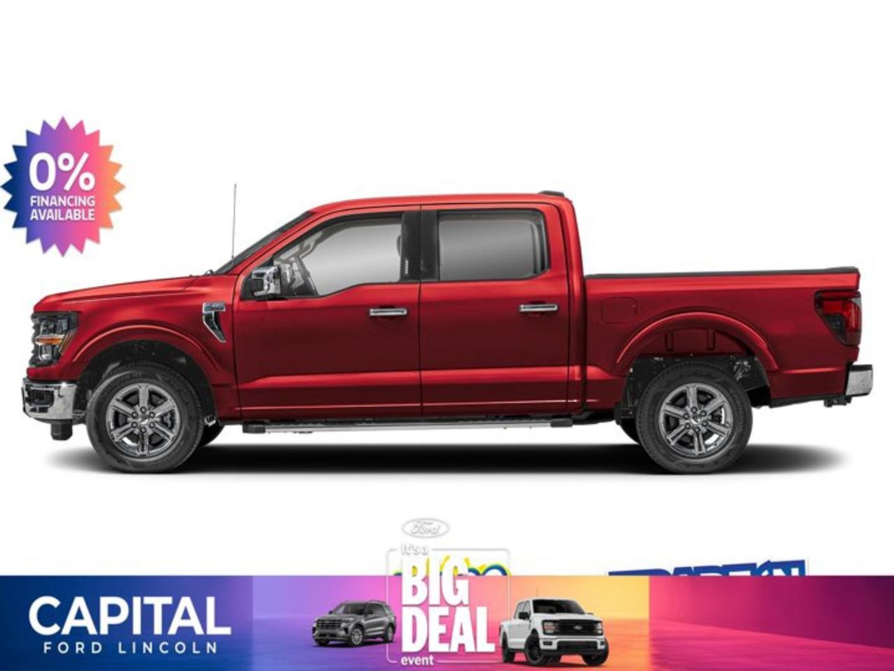 This Ford F-150 delivers a Regular Unleaded 2.7 L EcoBoost engine powering this Automatic transmission. XLT BLACK APPEARANCE PACKAGE, WHEEL WELL LINER, TRAY STYLE FLOOR LINER W/CARPET MATS.*This Ford F-150 Comes Equipped with These Options *BED UTILITY PACKAGE , SKID PLATES, RUBY RED METALLIC TINTED CLEARCOAT, EQUIPMENT GROUP 302A MID, ENGINE BLOCK HEATER, ELECTRONIC LOCKING W/3.55 AXLE RATIO, BLACK, UNIQUE SPORT CLOTH 40/CONSOLE/40 FRONT-SEATS, Wheels: 18 Painted Aluminum, Variable Intermittent Wipers, Urethane Gear Shifter Material.* Visit Us Today *Treat yourself- stop by Capital Ford Lincoln located at 1201 Pasqua St North, Regina, SK S4X 4P7 to make this car yours today!Check out this vehicles pictures, features, options and specs, and let us know if you have any questions. Helping find the perfect vehicle FOR YOU is our only priority.P.S...Sometimes texting is easier. Text (or call) 306-994-3121 for fast answers at your fingertips!Dealer License #307287