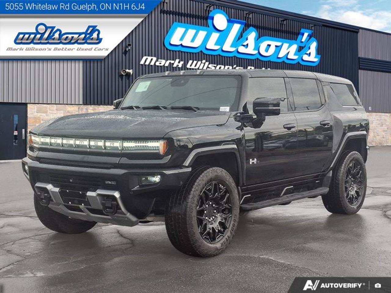 2024 GMC HUMMER EV SUV 2X 4WD | Convertible Hardtop | Void Black | Leather | Cooled + Heated Seats | Heated Wheel and More! Photo0